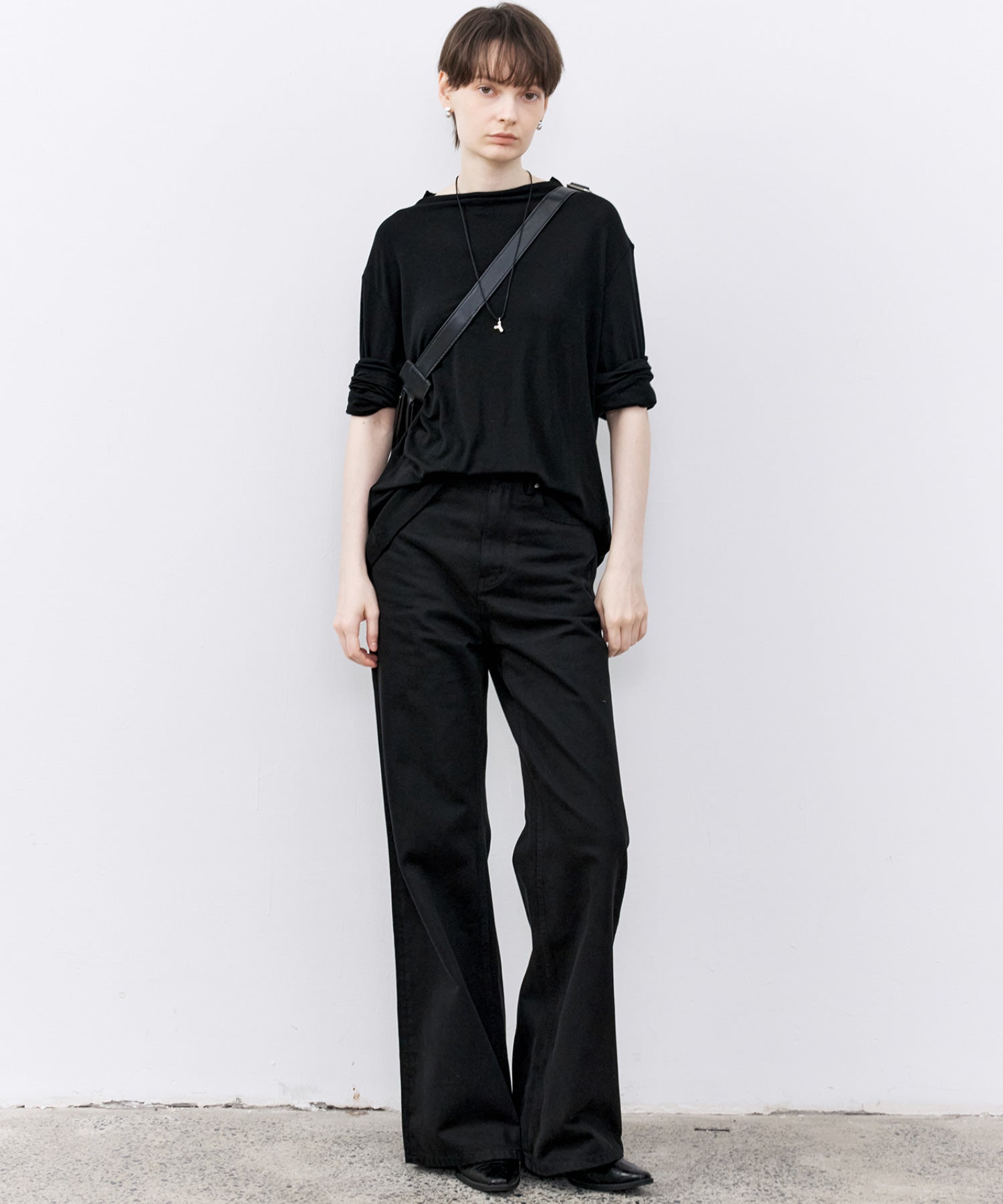 Boat Neck Soft Knit Top