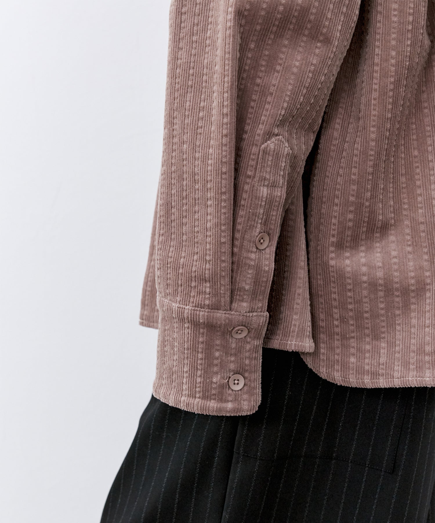 Multi-Stripe Corduroy Shirt