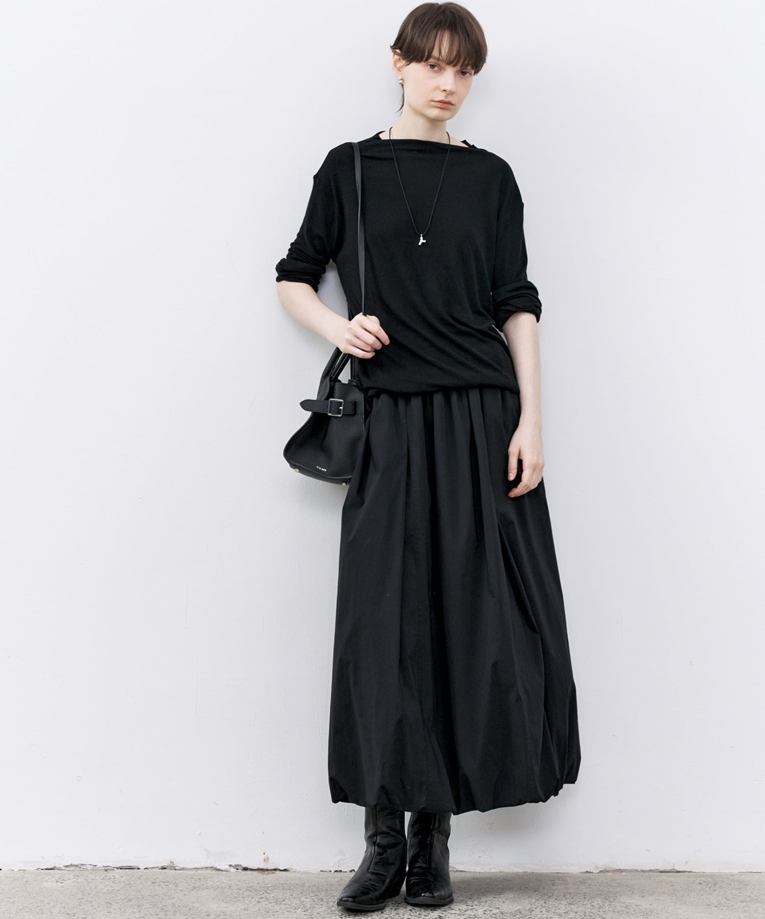 Boat Neck Soft Knit Top