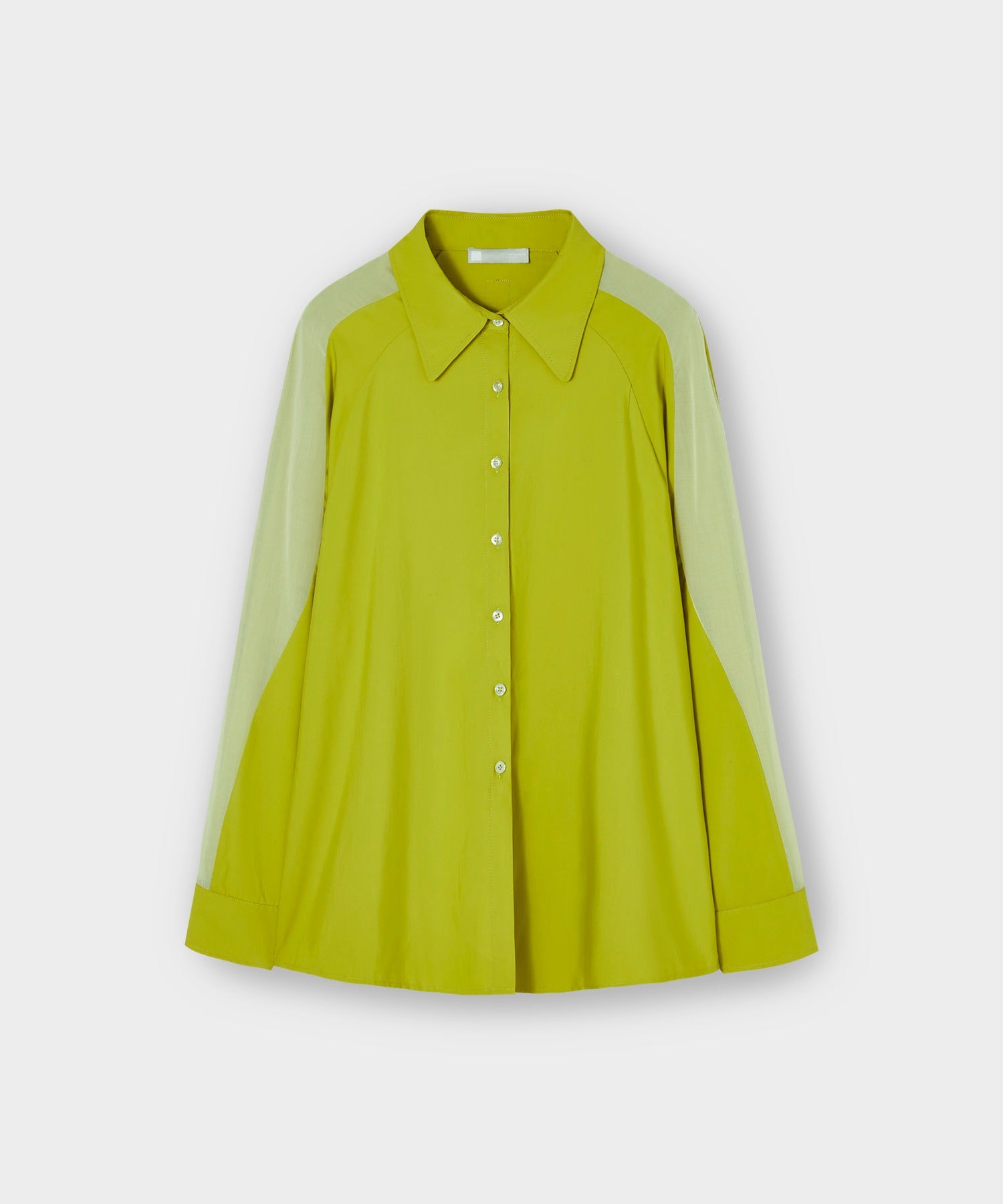 Loose Fit Shirt with Sleeve Line Panels