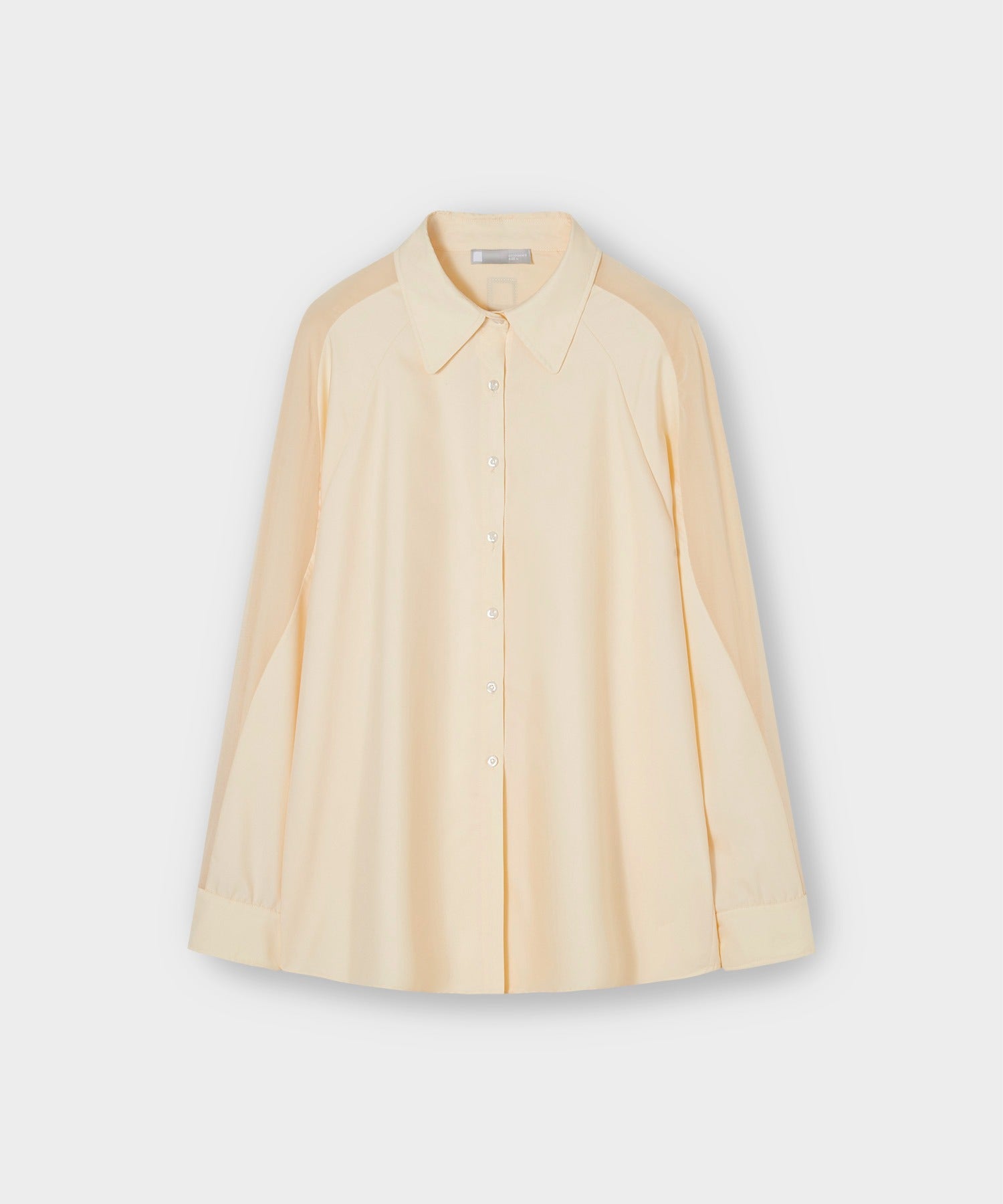 Loose Fit Shirt with Sleeve Line Panels