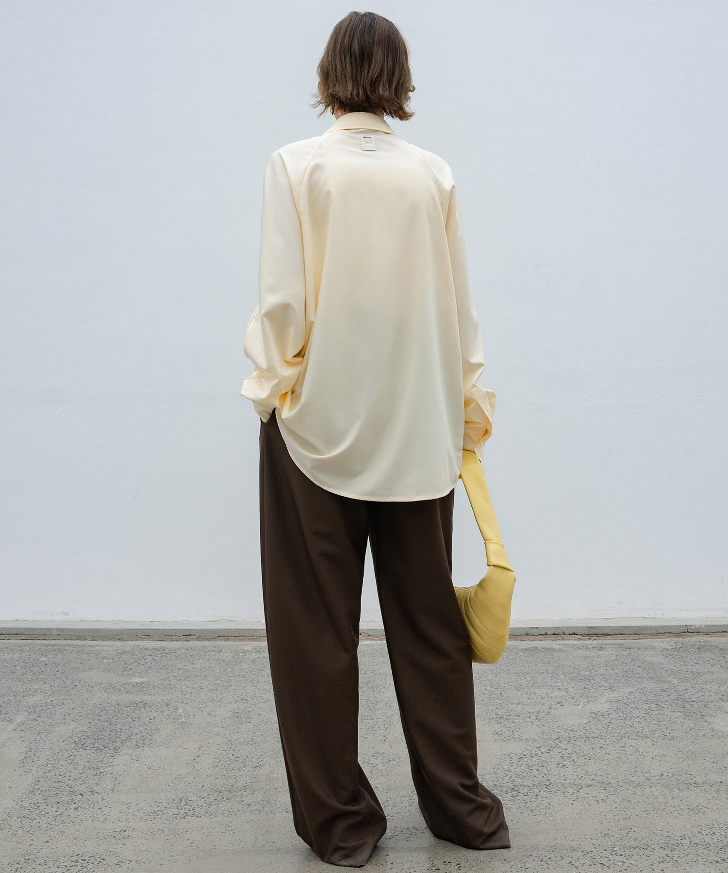 Loose Fit Shirt with Sleeve Line Panels