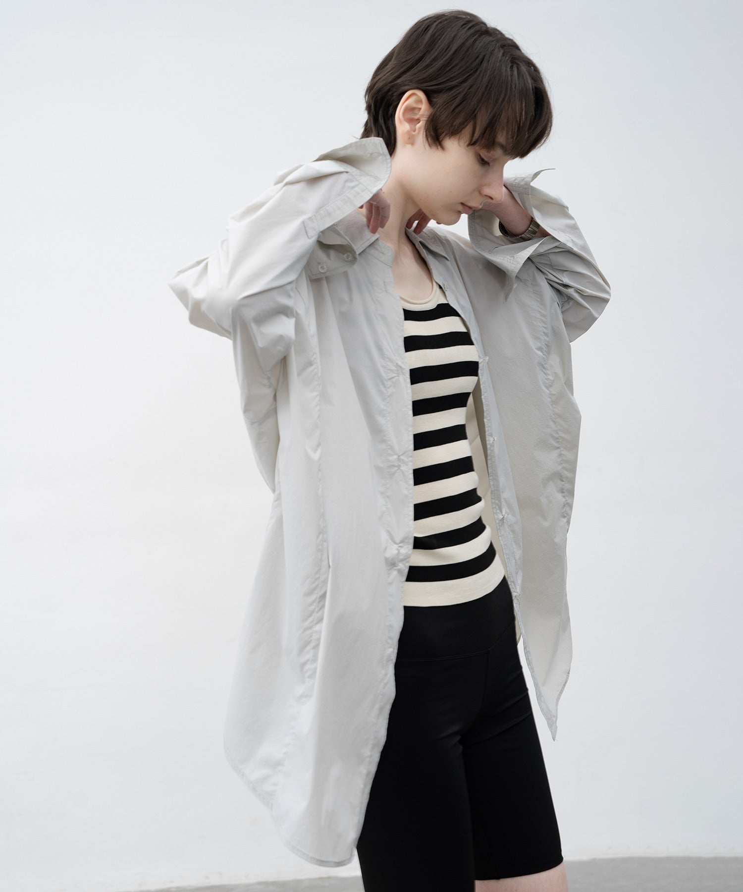 big silhouette narrow shirt