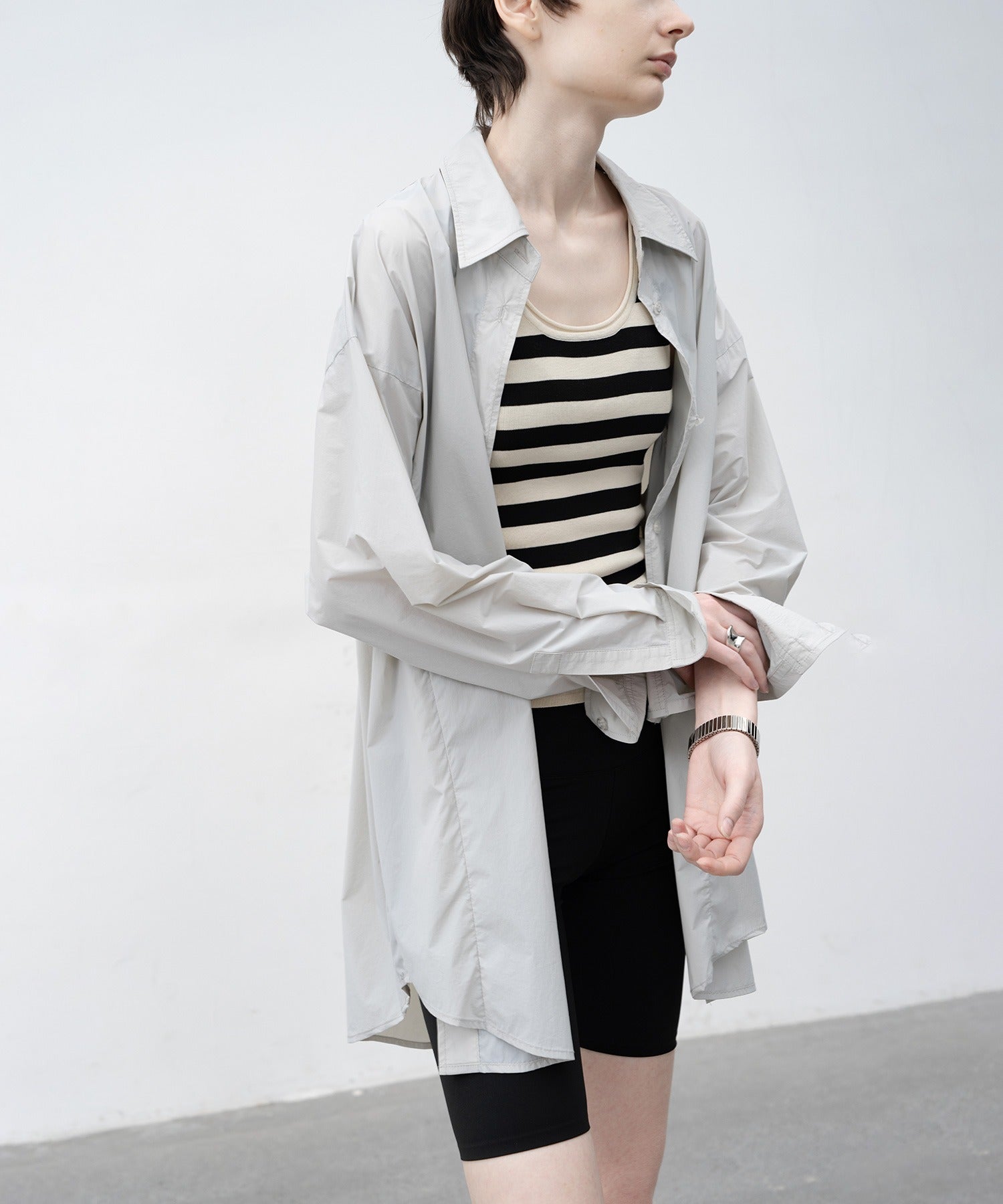 big silhouette narrow shirt