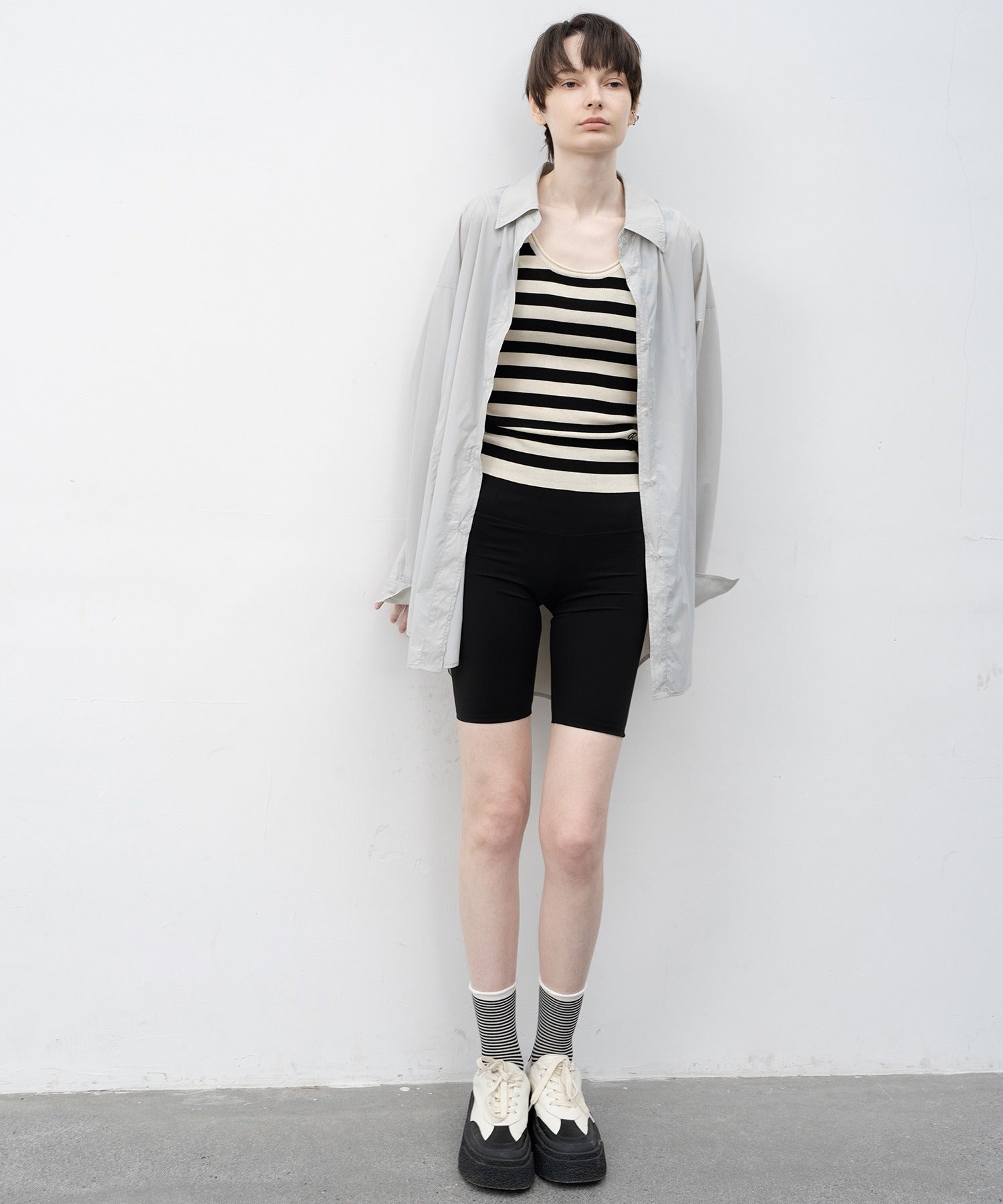 big silhouette narrow shirt