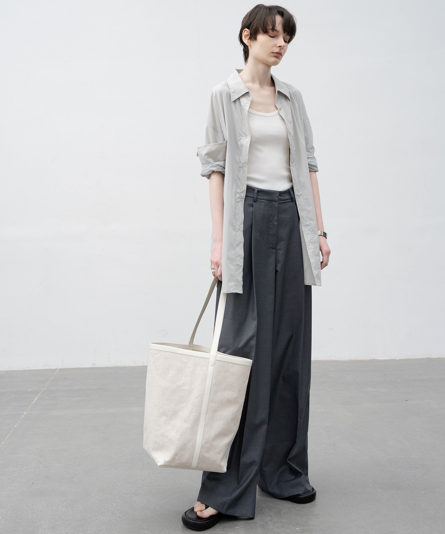 big silhouette narrow shirt