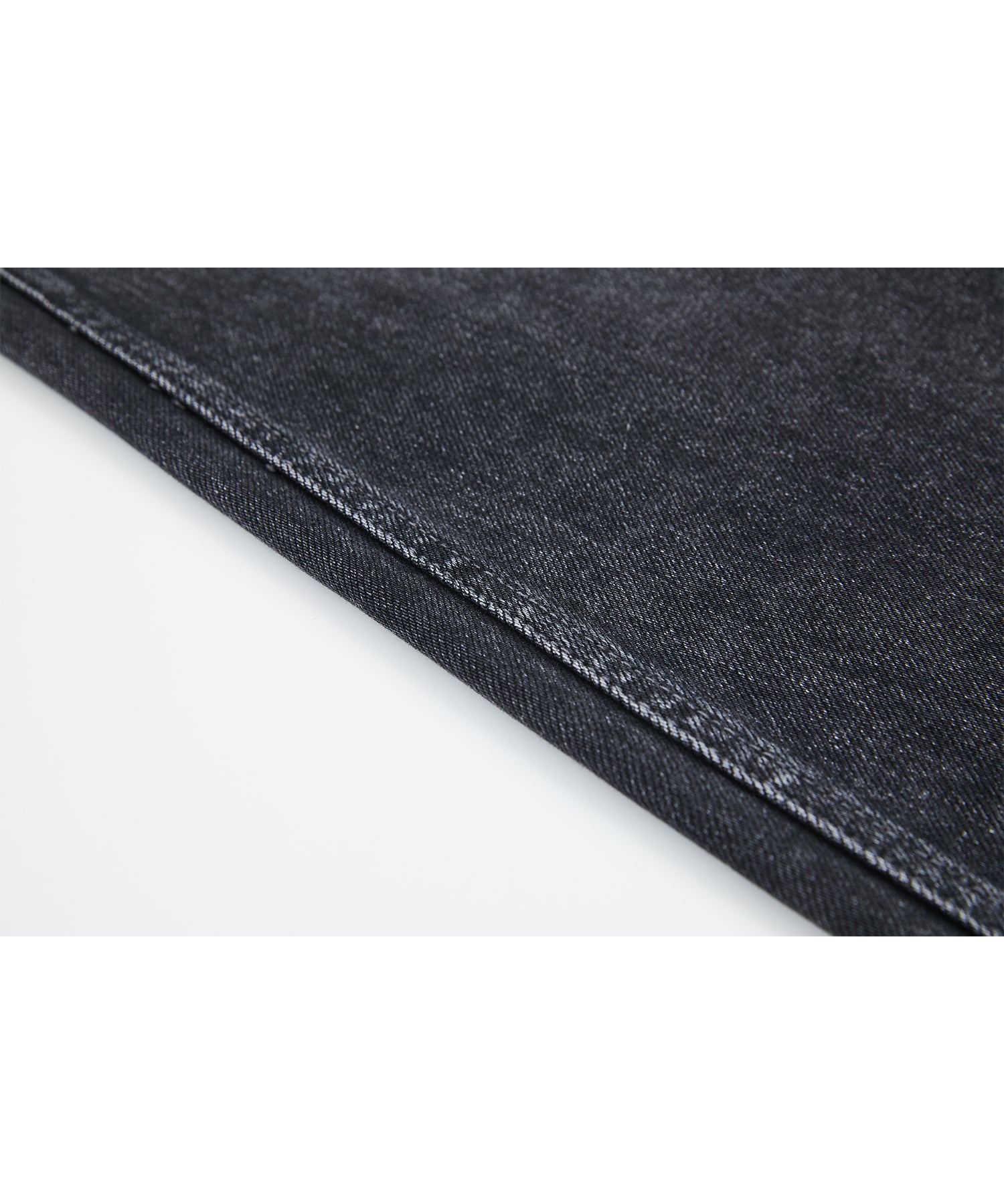 Dark Gray Washed Slightly Flared Jeans