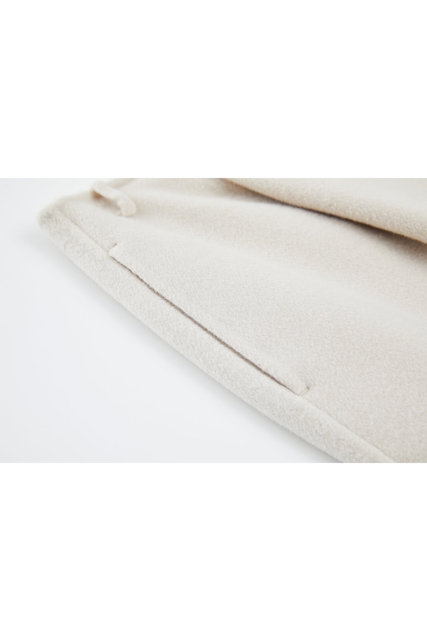 Wool Twill Skirt with Gathered Detail & Bubble Silhouette