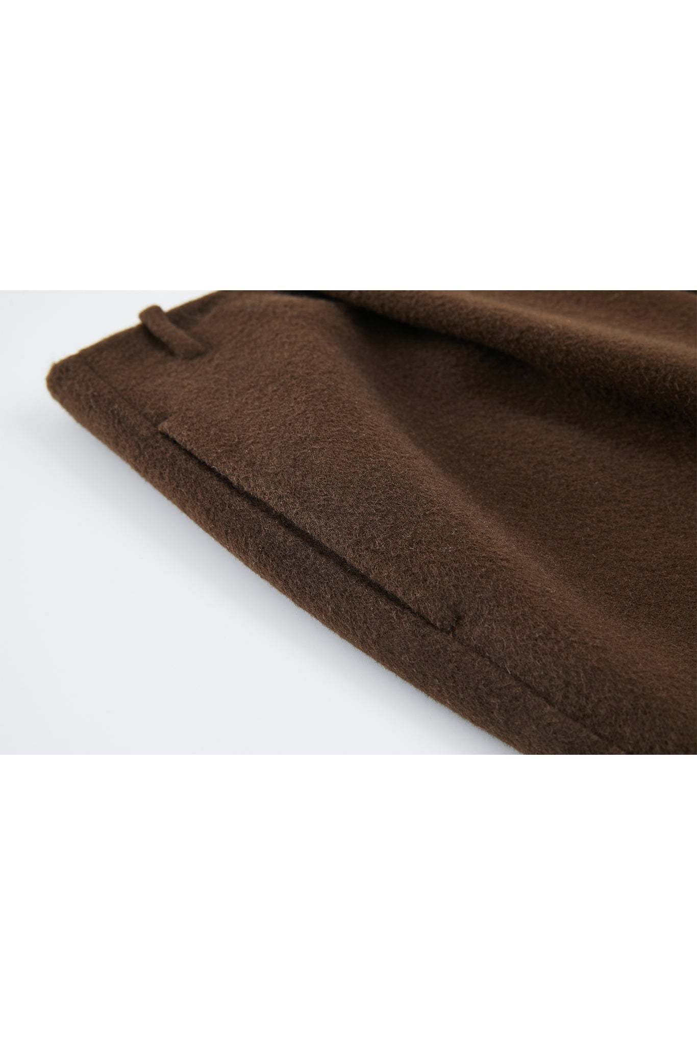 Wool Twill Skirt with Gathered Detail & Bubble Silhouette