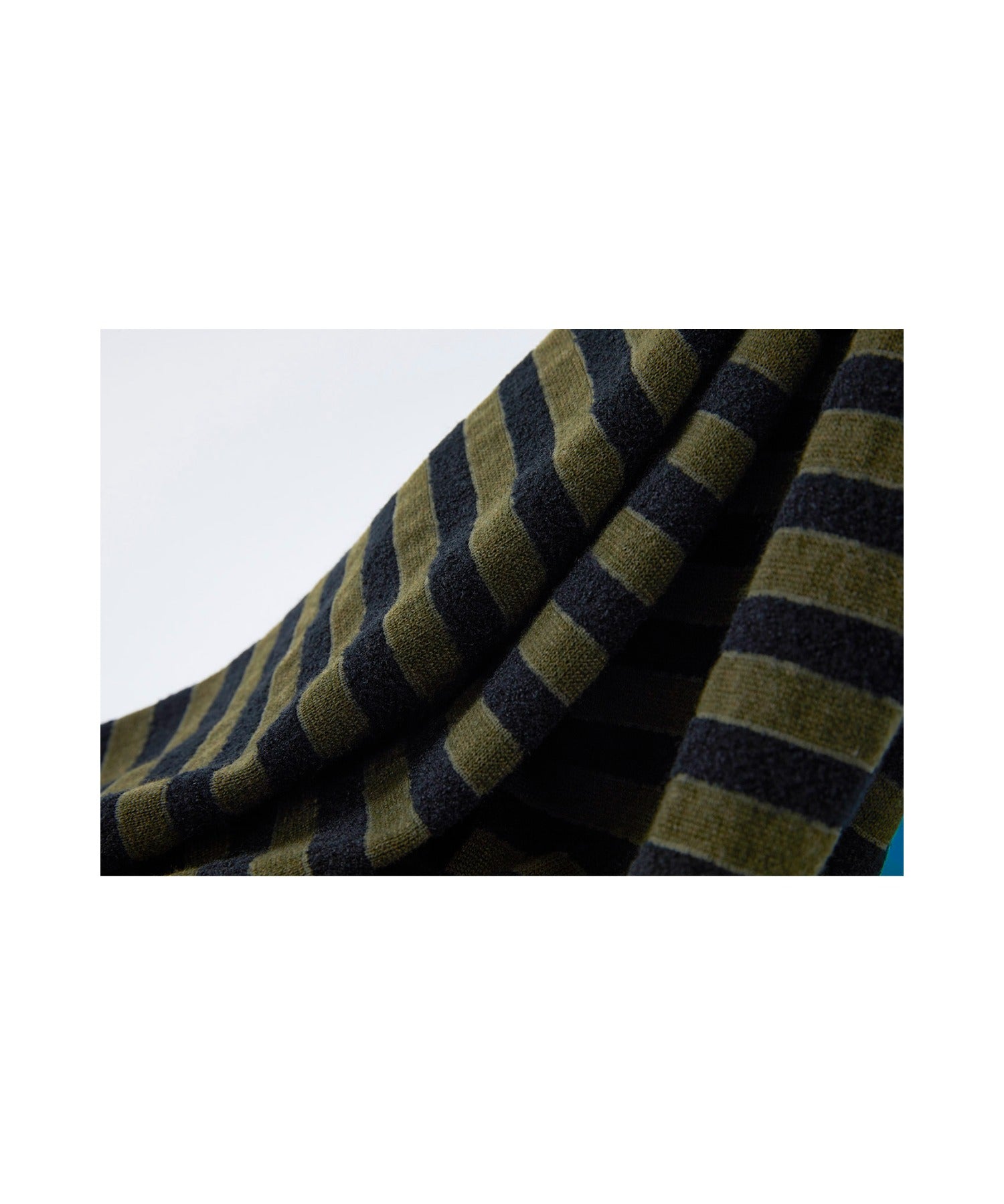 Textured Stripe Crew Neck Knit Sweater