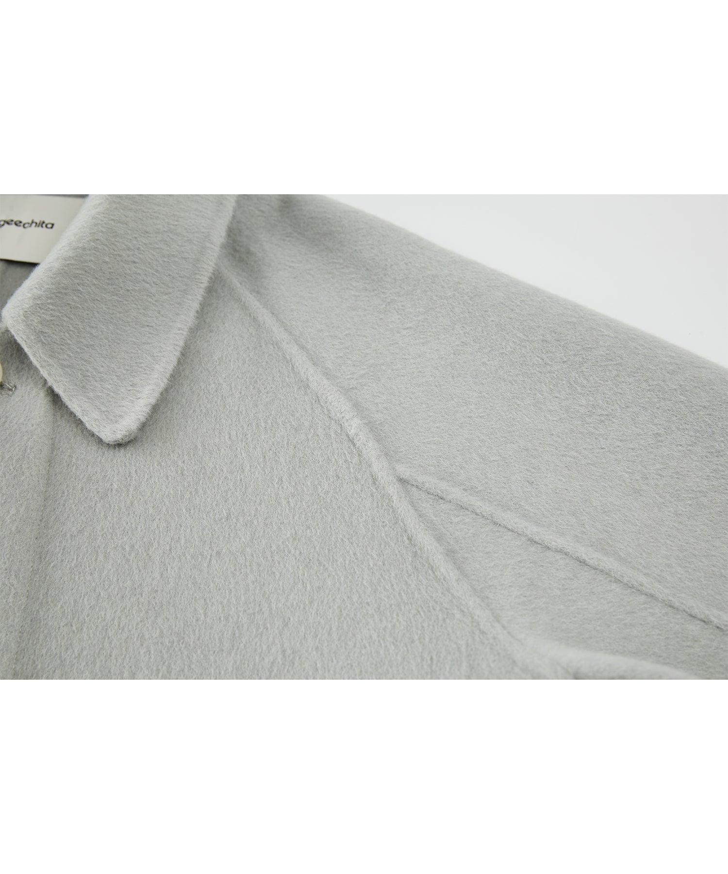 Raglan Sleeves Oversized Double-Faced Wool Coat