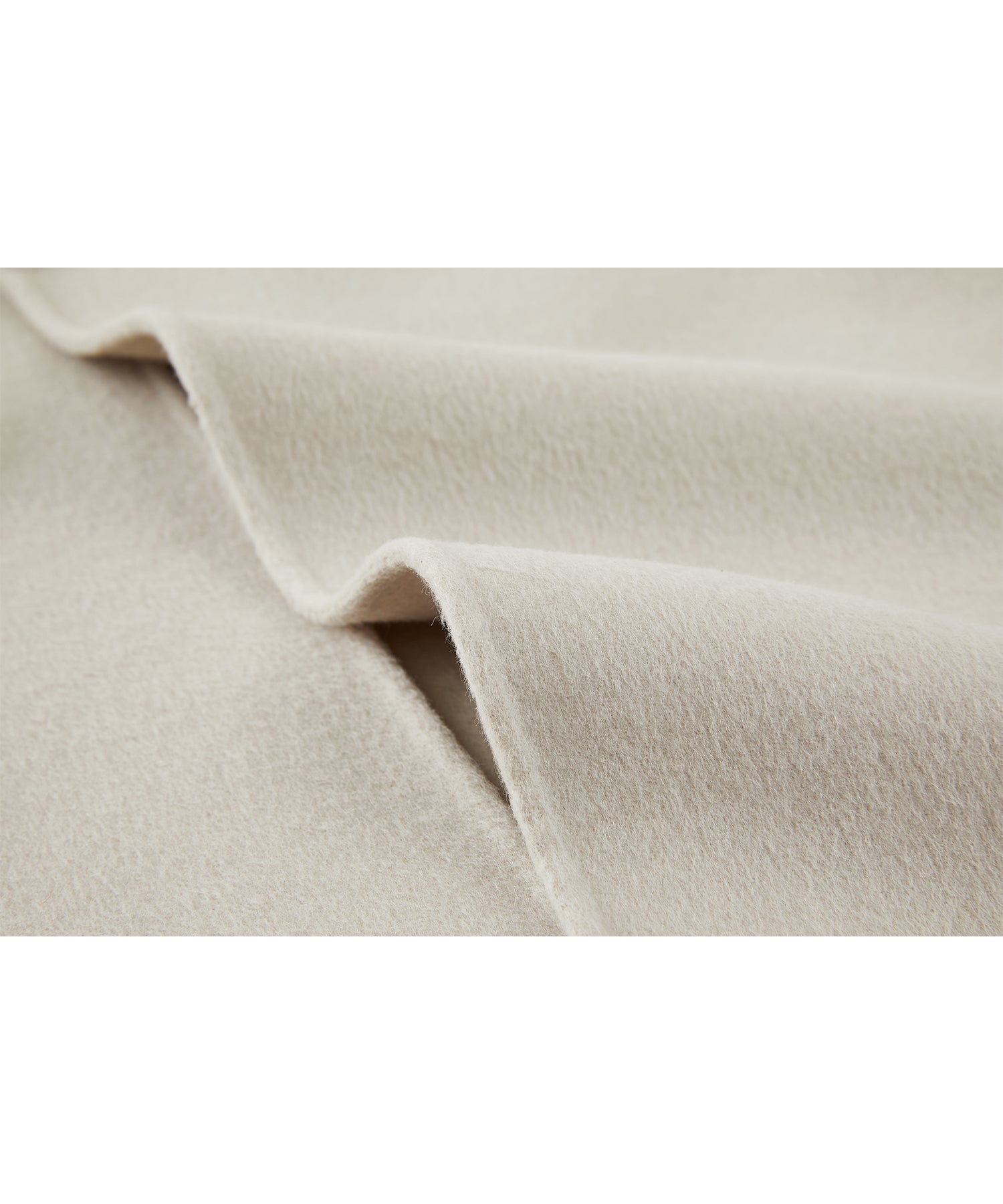 Raglan Sleeves Oversized Double-Faced Wool Coat