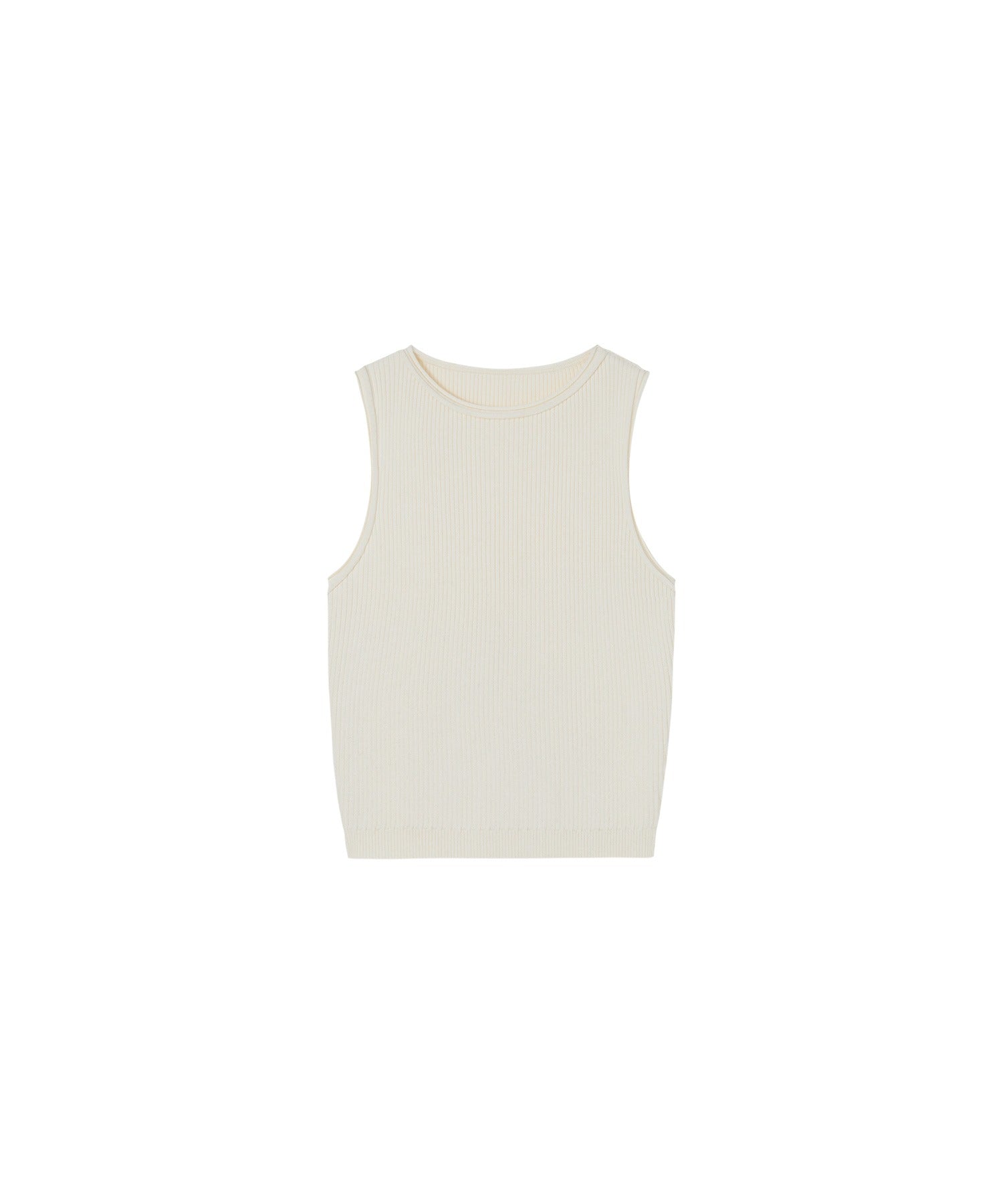 【tageechita】 울 혼합 아메리칸 슬리브 탱크 탑