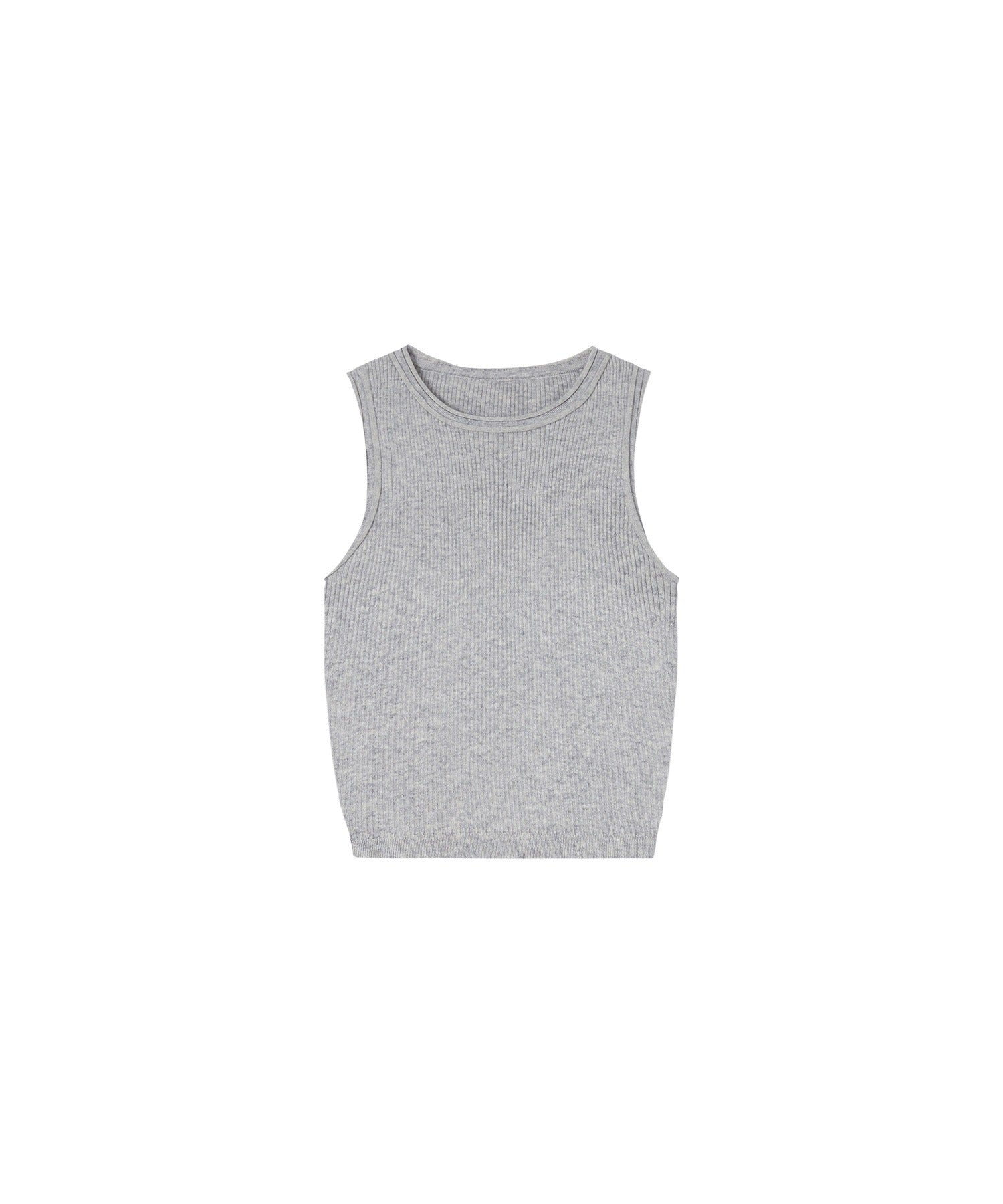 【tageechita】 울 혼합 아메리칸 슬리브 탱크 탑