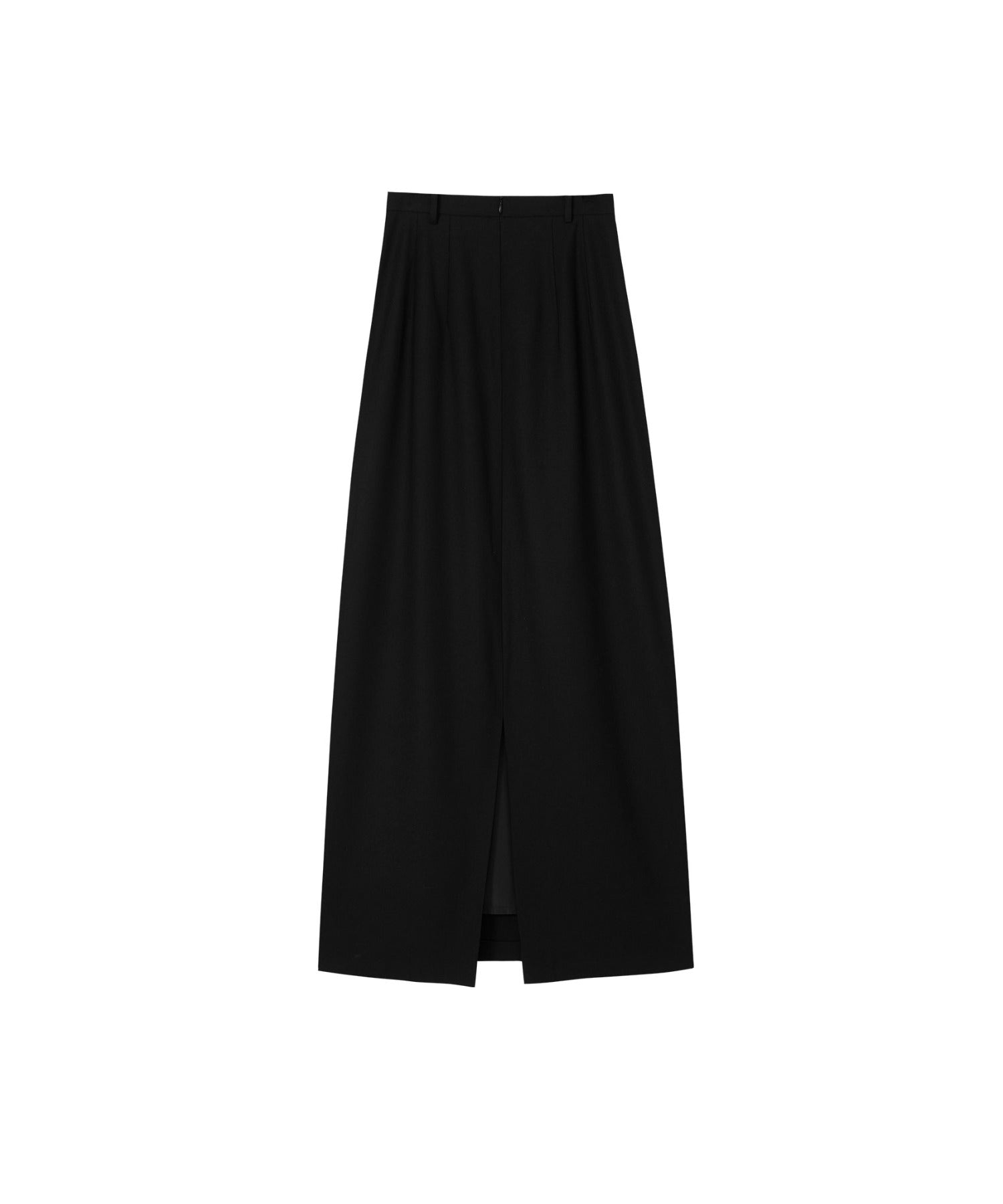 Back-Slit Maxi Pencil Skirt