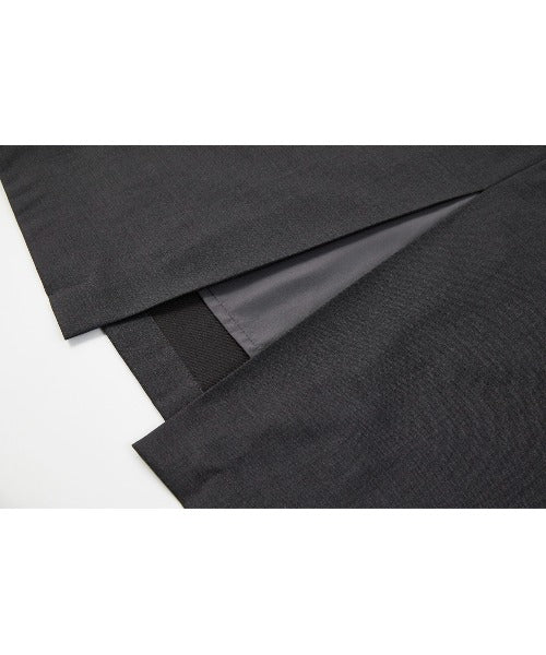 Back-Slit Maxi Pencil Skirt