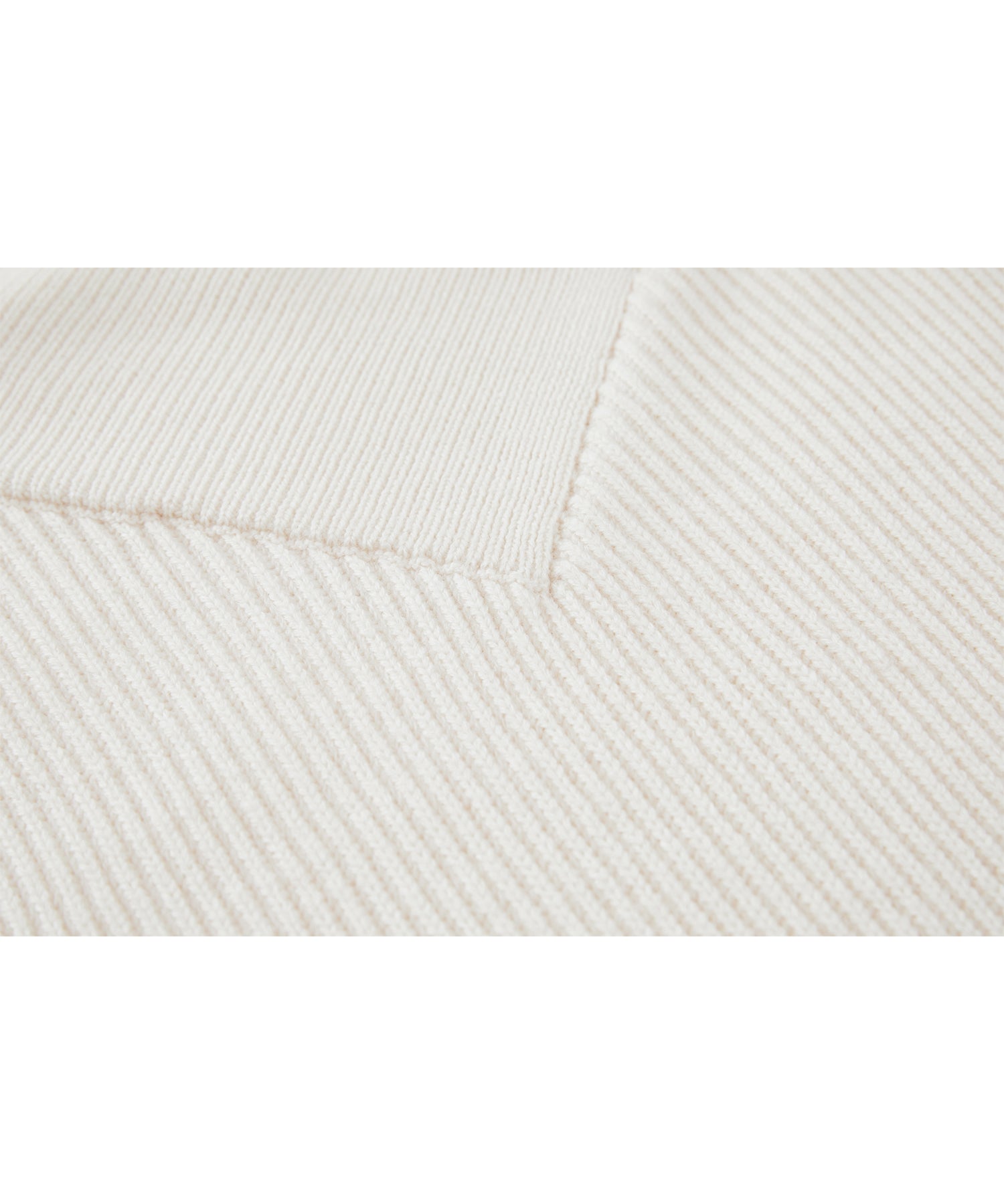 Relaxed Fit Wool-Blend Sweater with Crossed High Neck