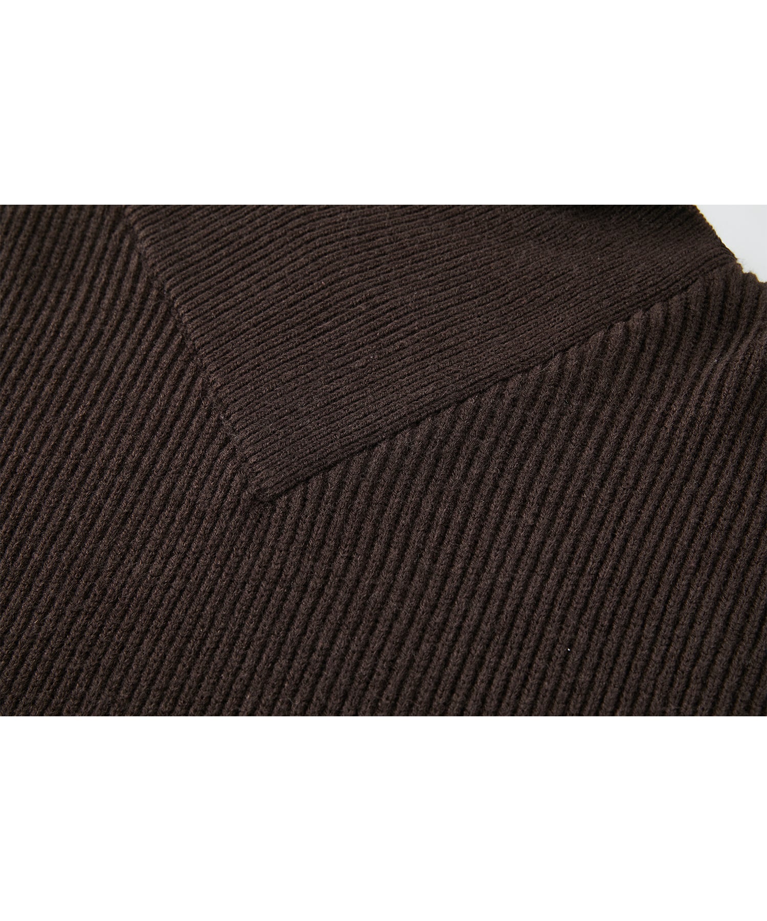 Relaxed Fit Wool-Blend Sweater with Crossed High Neck