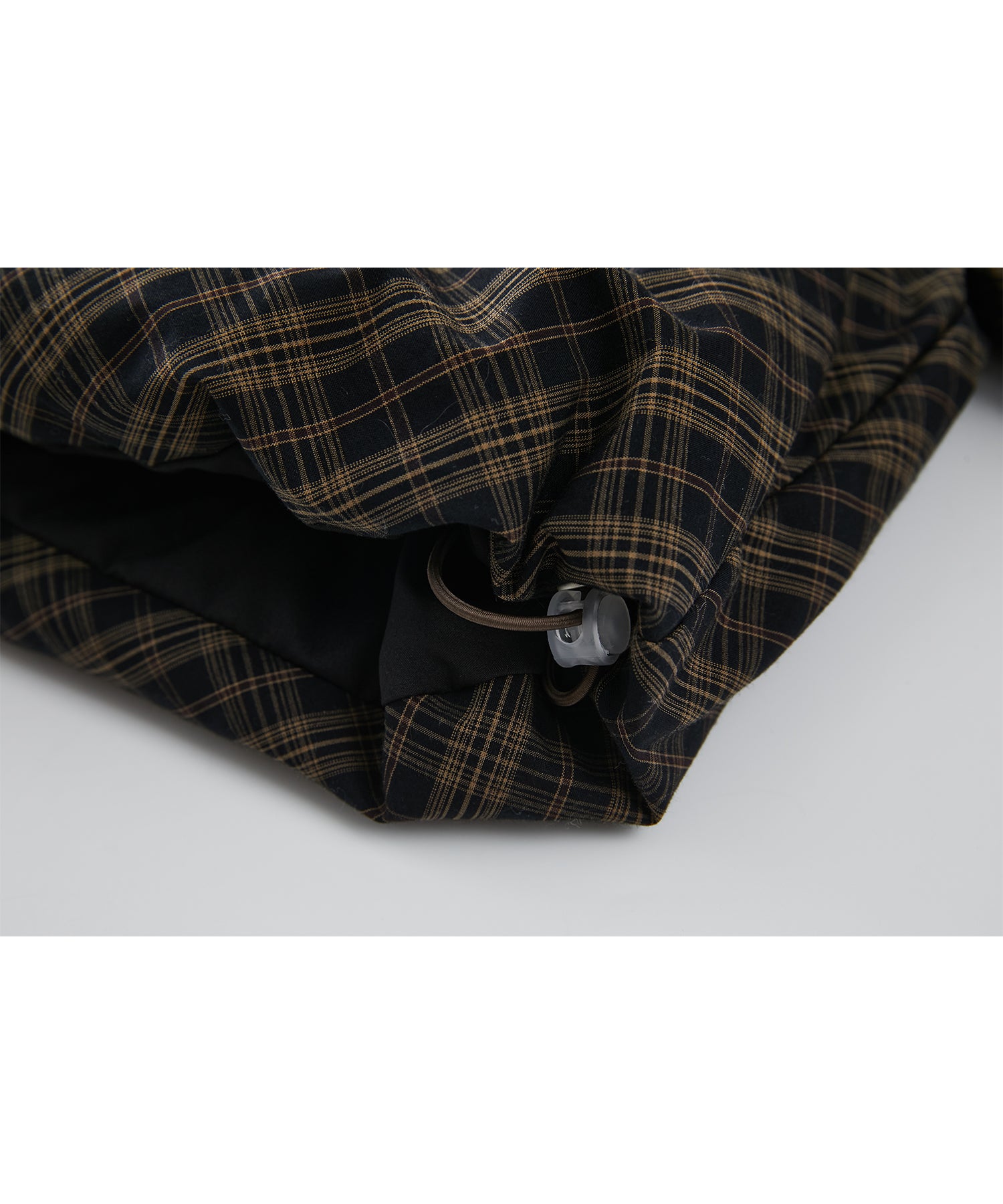 Check Pattern Down Coat