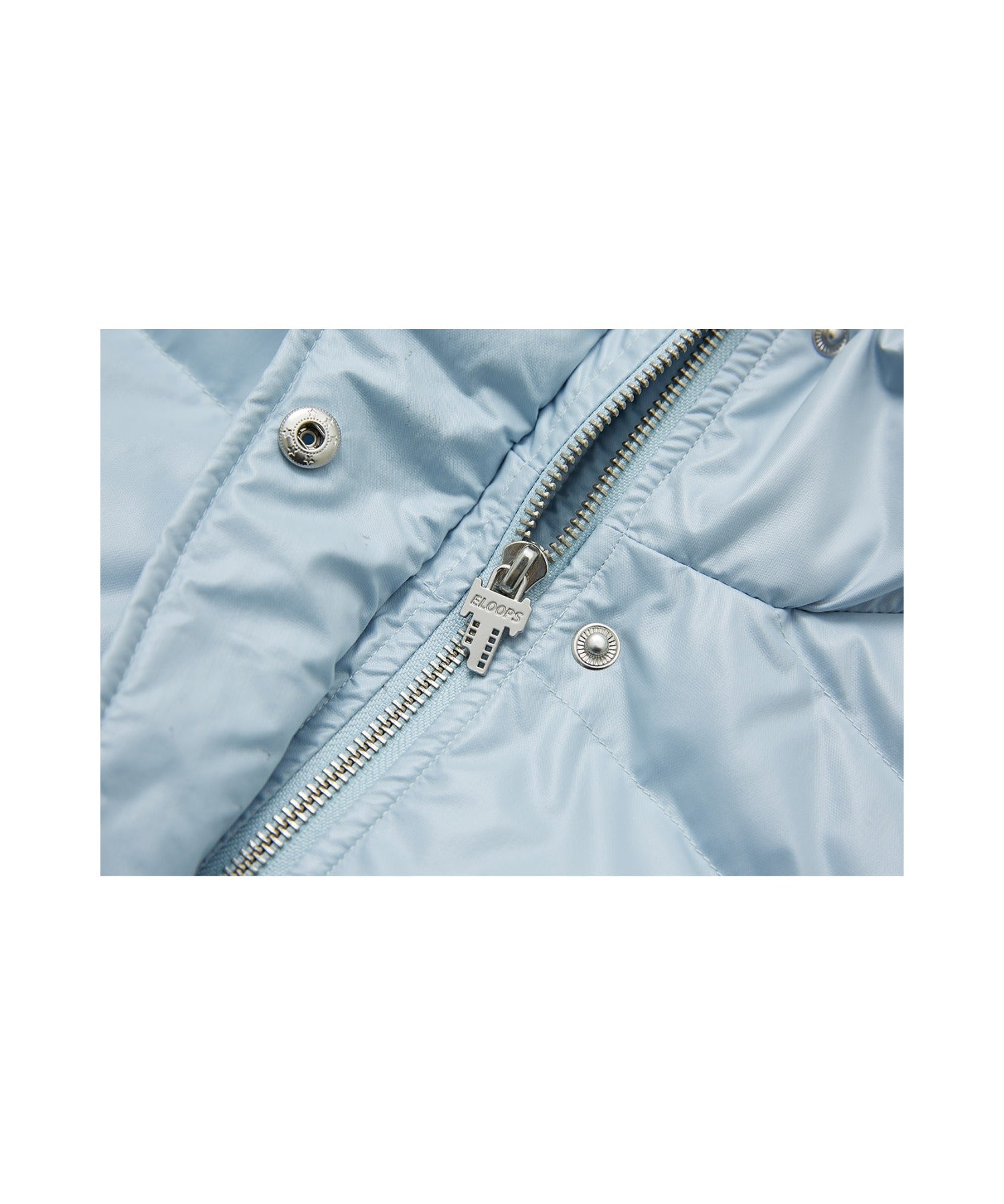 Random-Stitch Long Down Coat