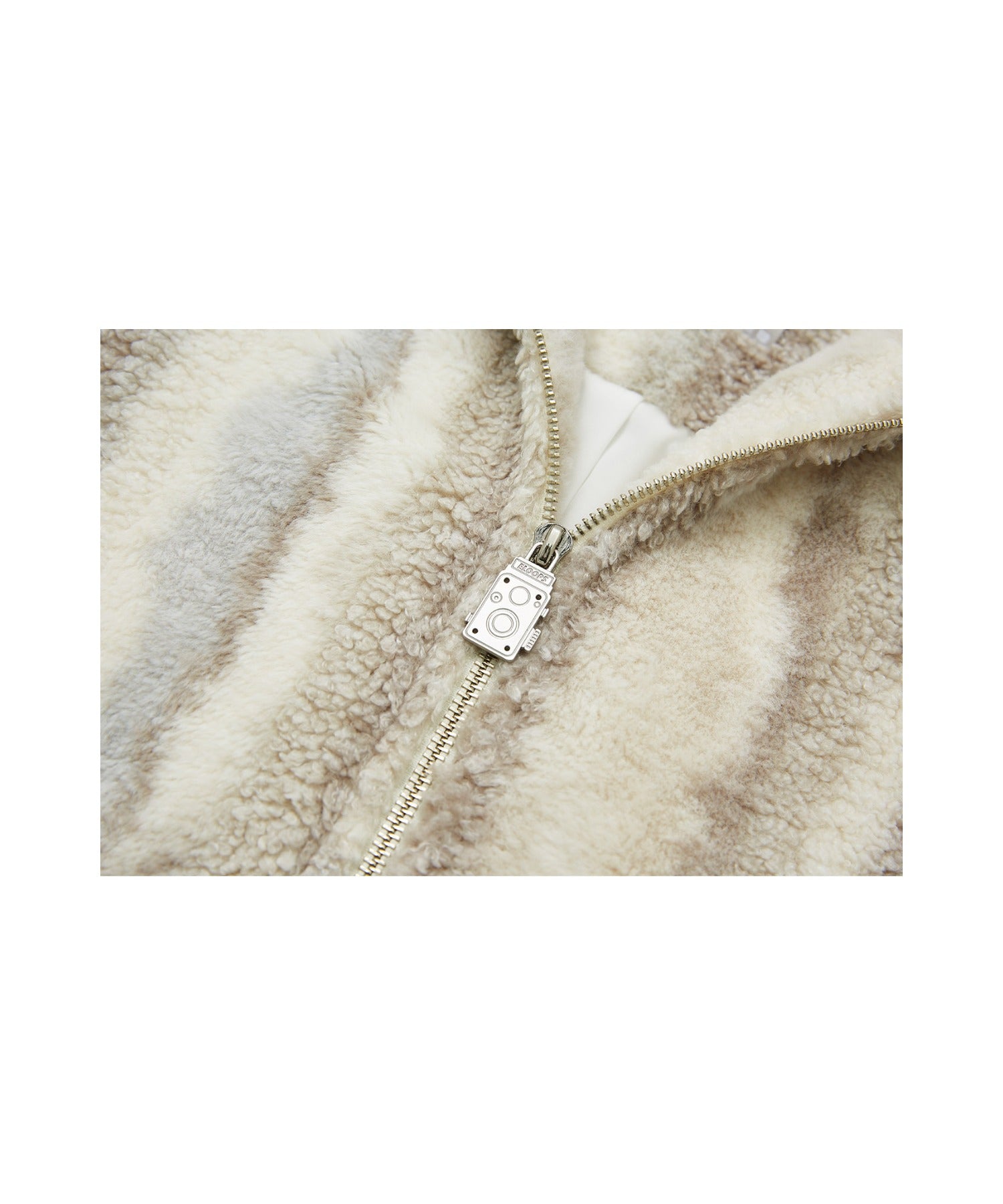 Nuance Jacquard Oversized Long Coat
