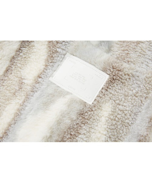 Nuance Jacquard Oversized Long Coat