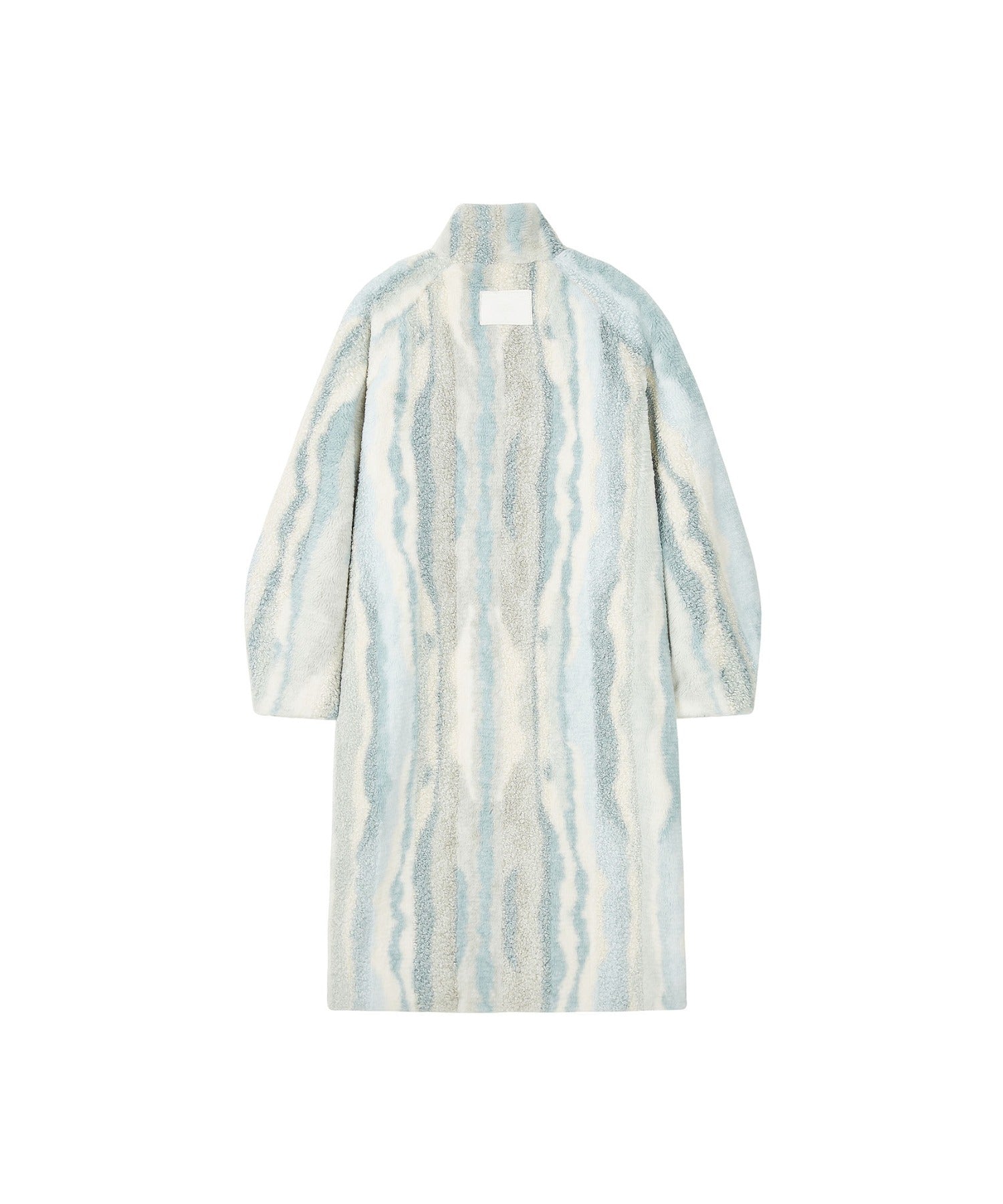 Nuance Jacquard Oversized Long Coat
