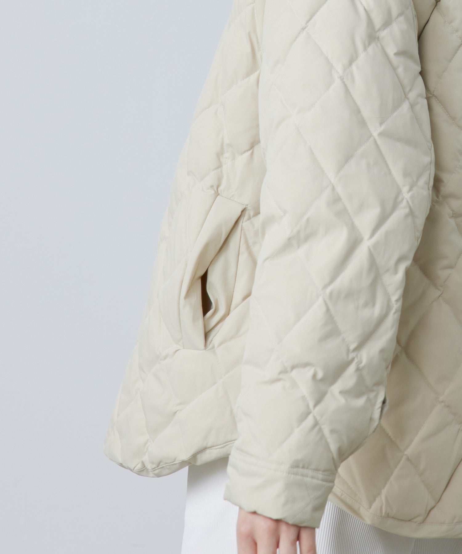 Oversized Matte Quilted Jacket