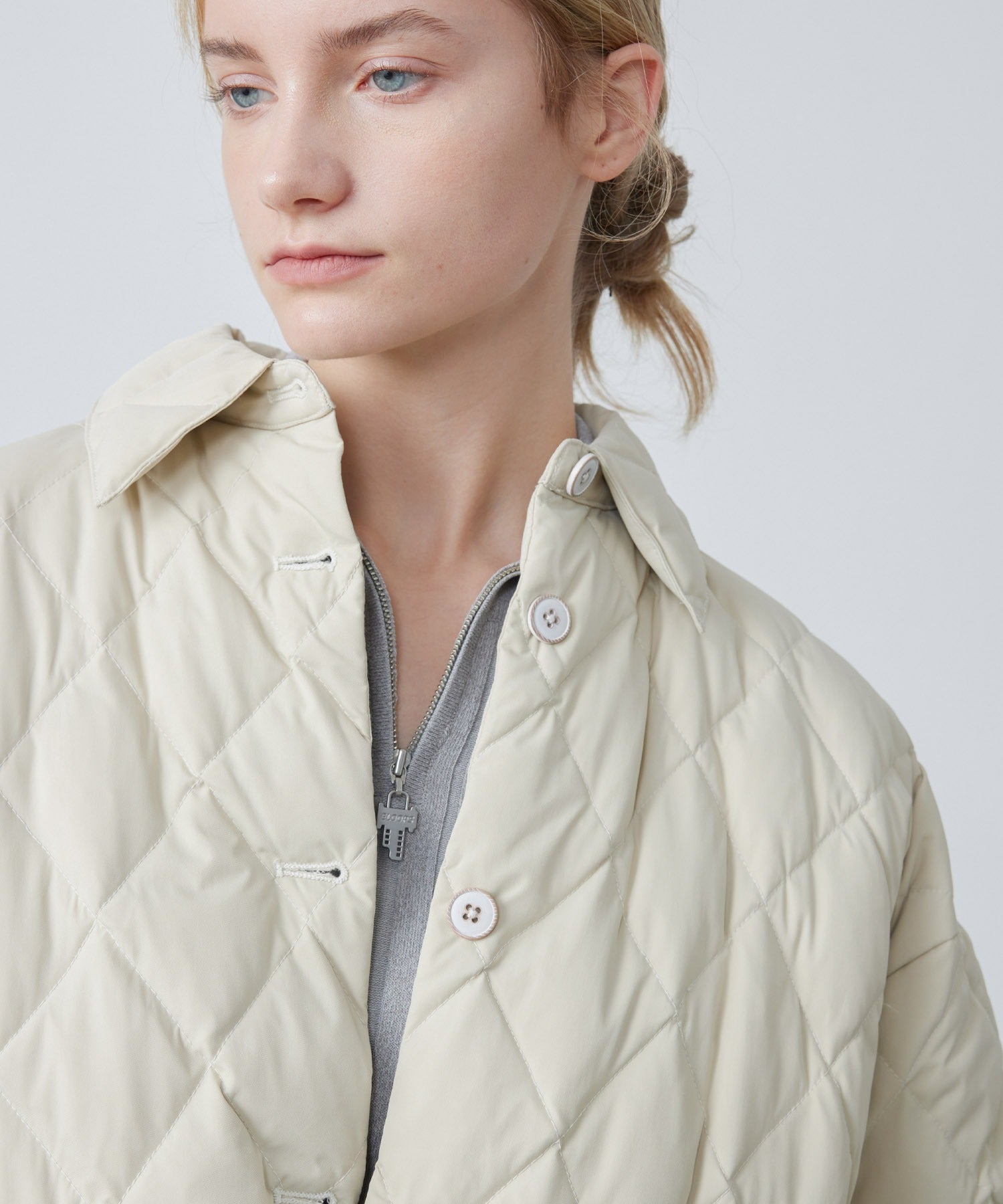 Oversized Matte Quilted Jacket