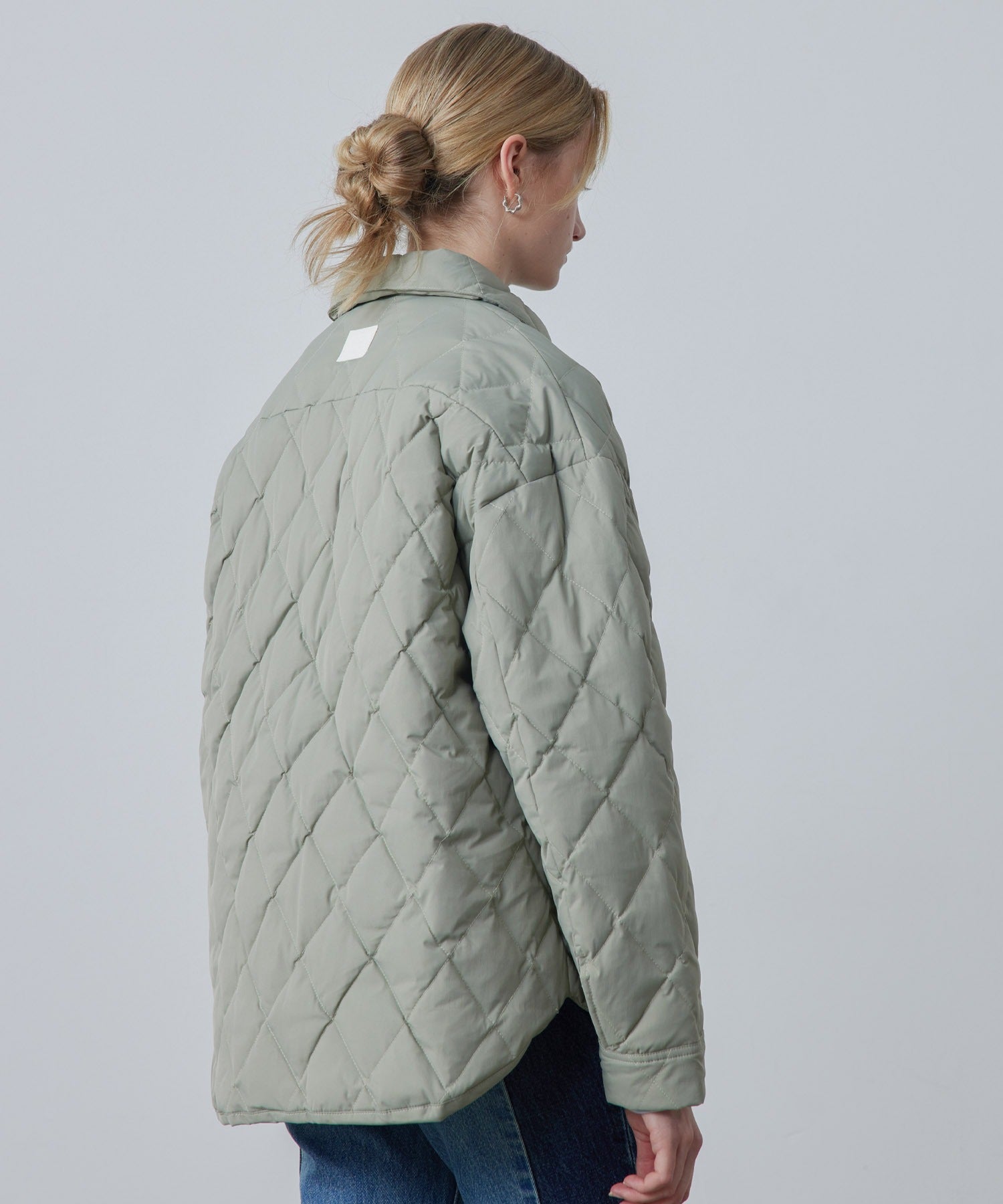 Oversized Matte Quilted Jacket