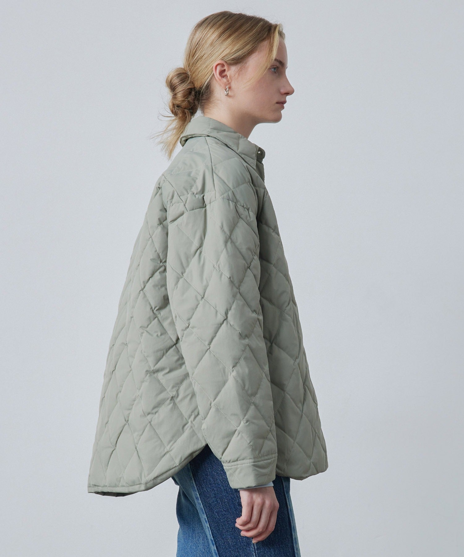 Oversized Matte Quilted Jacket