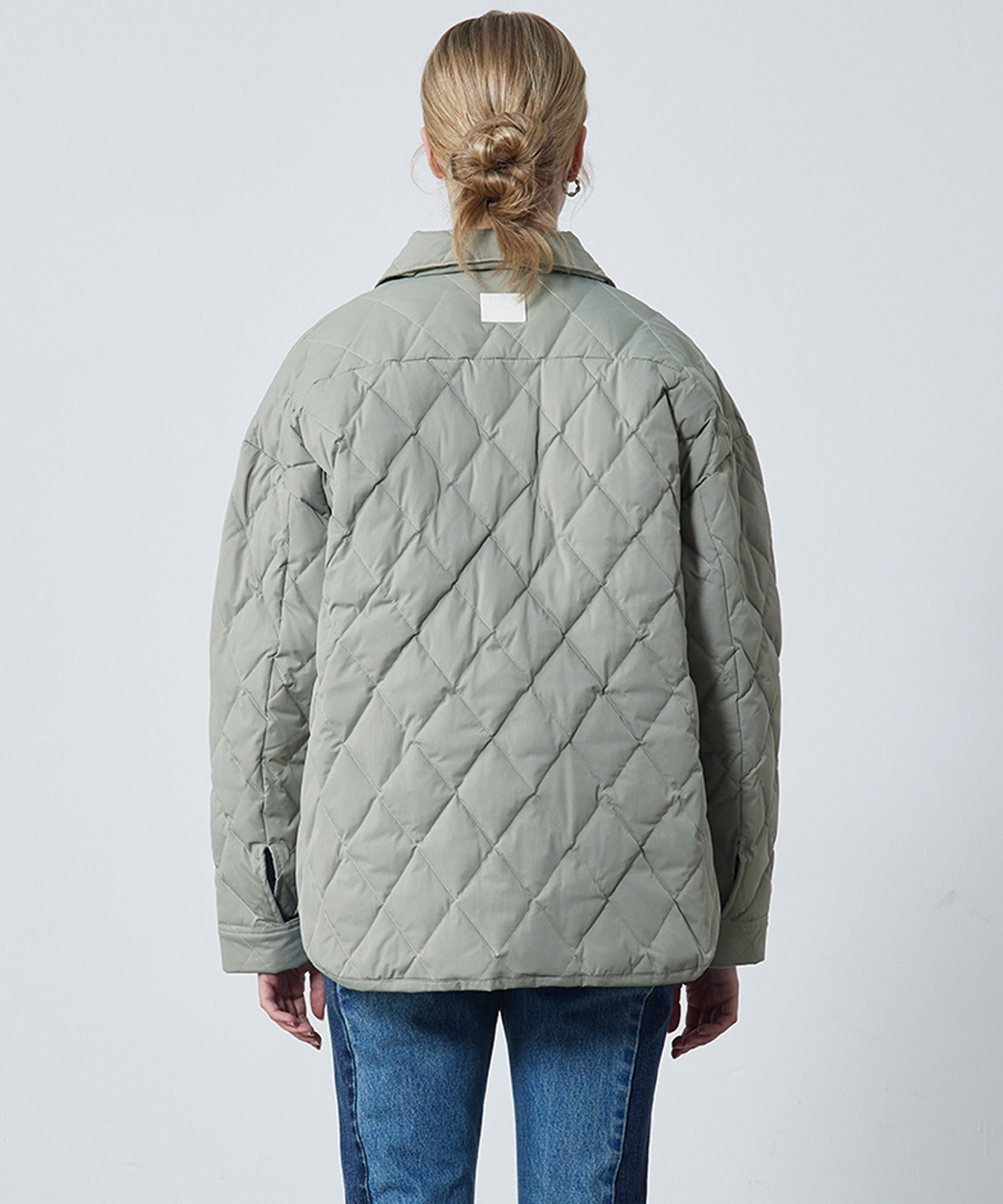 Oversized Matte Quilted Jacket