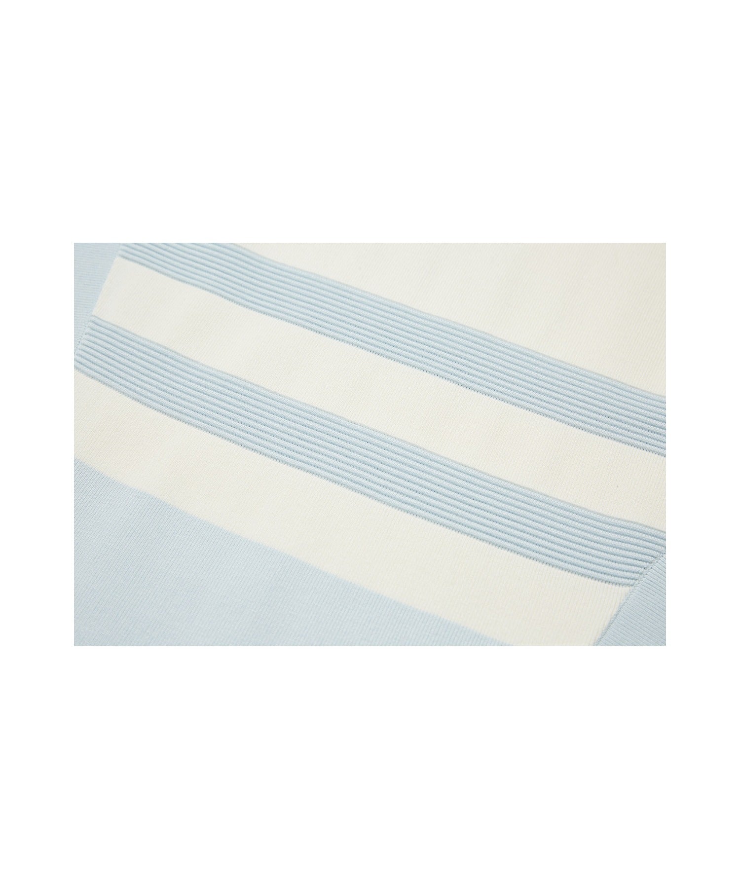 Bicolor Block Square Hem Knit Dress