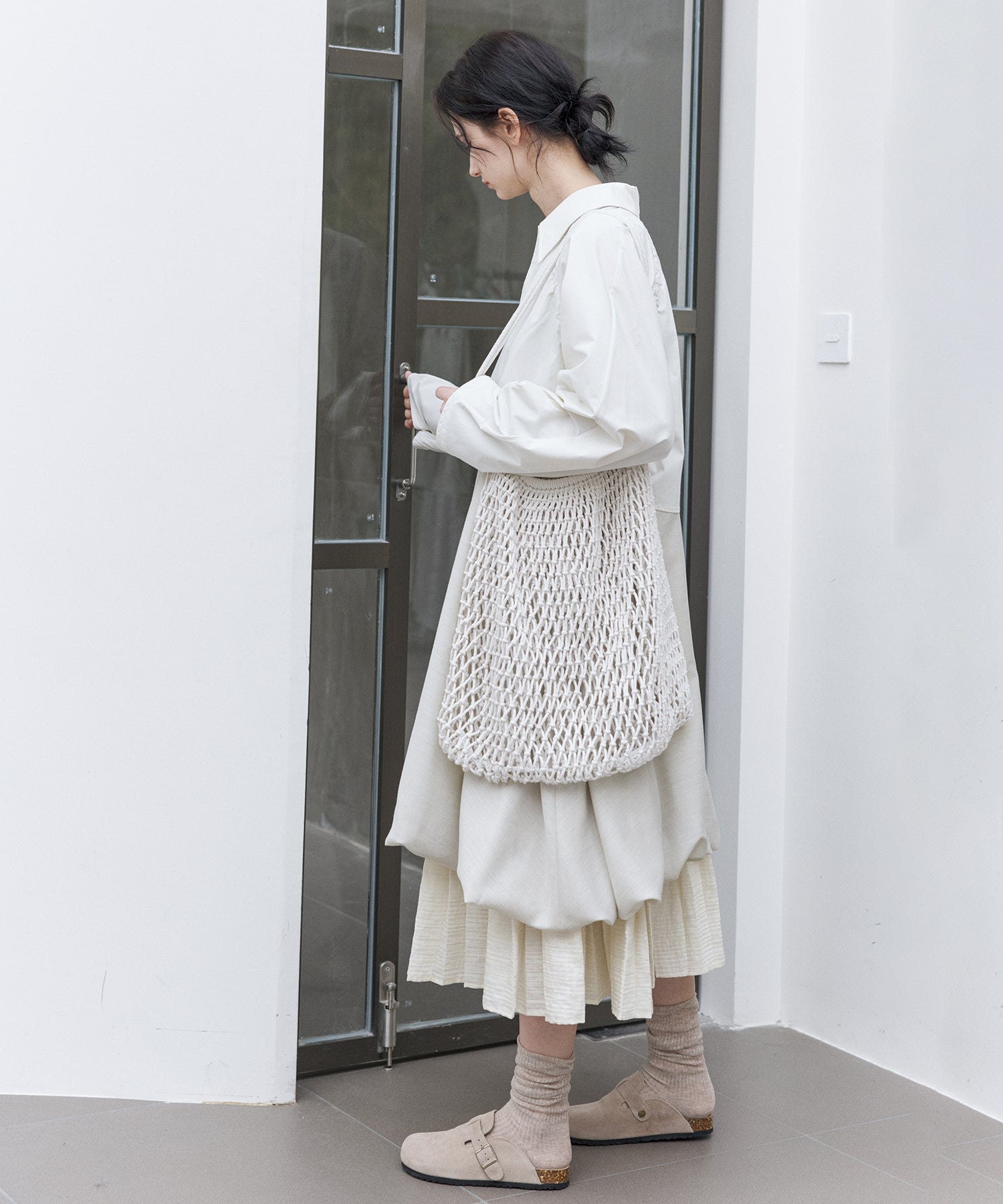 UPF50+ Cropped UV Shirt Jacket with Back Drawstring