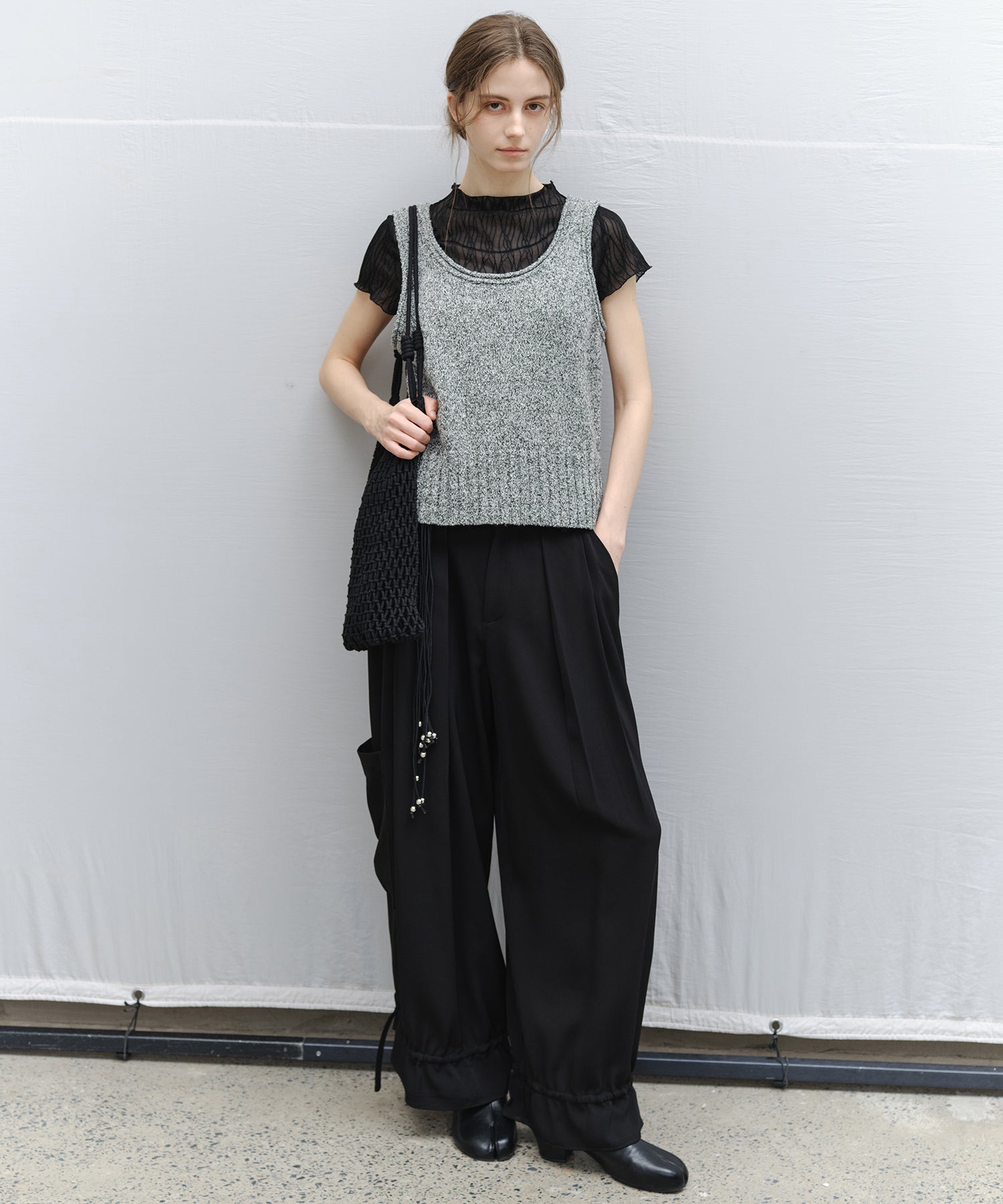 “Shipping in early March” Marl Knit Tank Vest