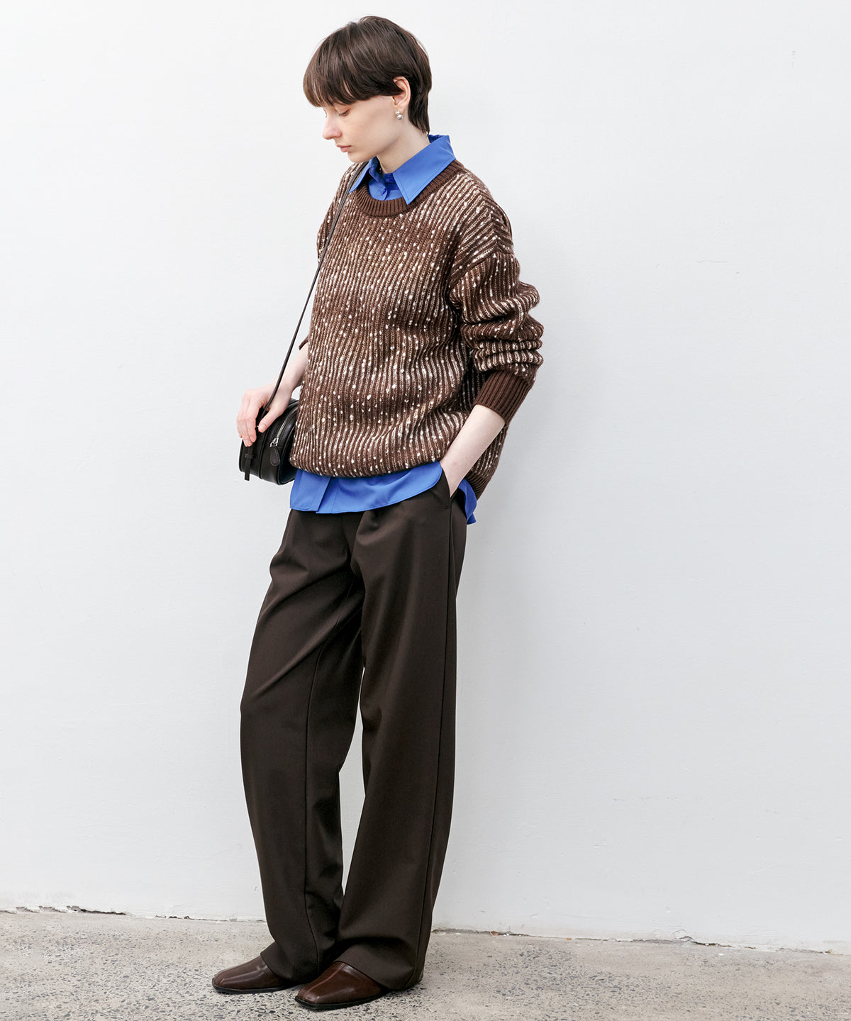 Multi-Way Oversized Collar Shirt