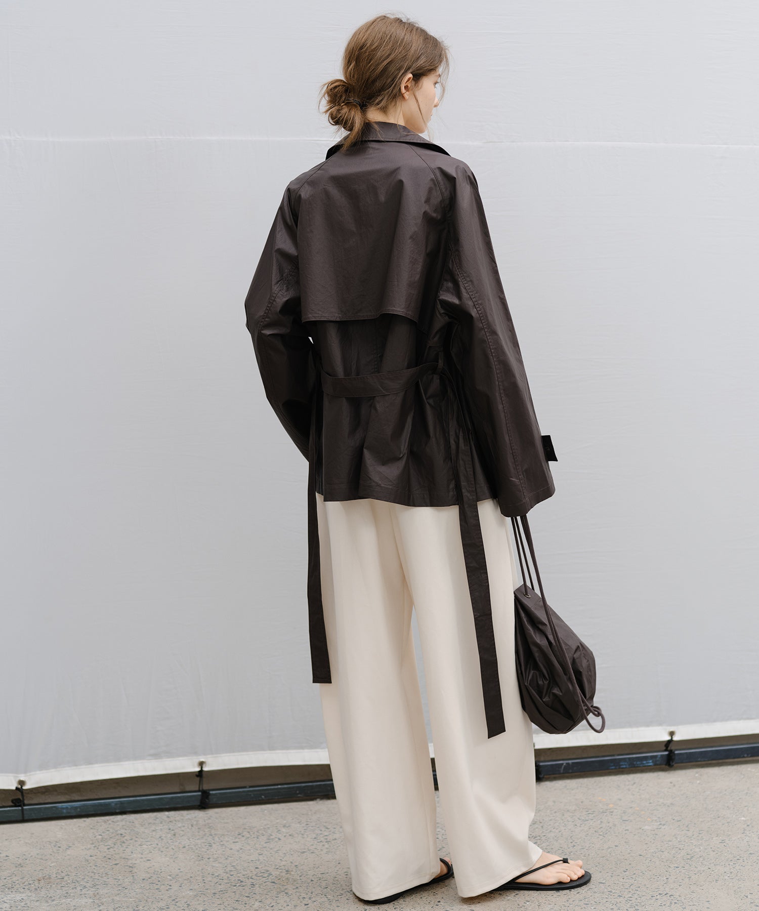 "Shipping from late February to early March" Drawstring Gathered Mini Shoulder Bag
