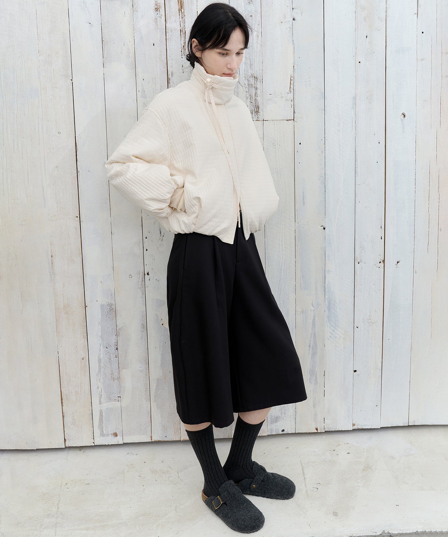 Ribbon Balloon Quilted Jacket