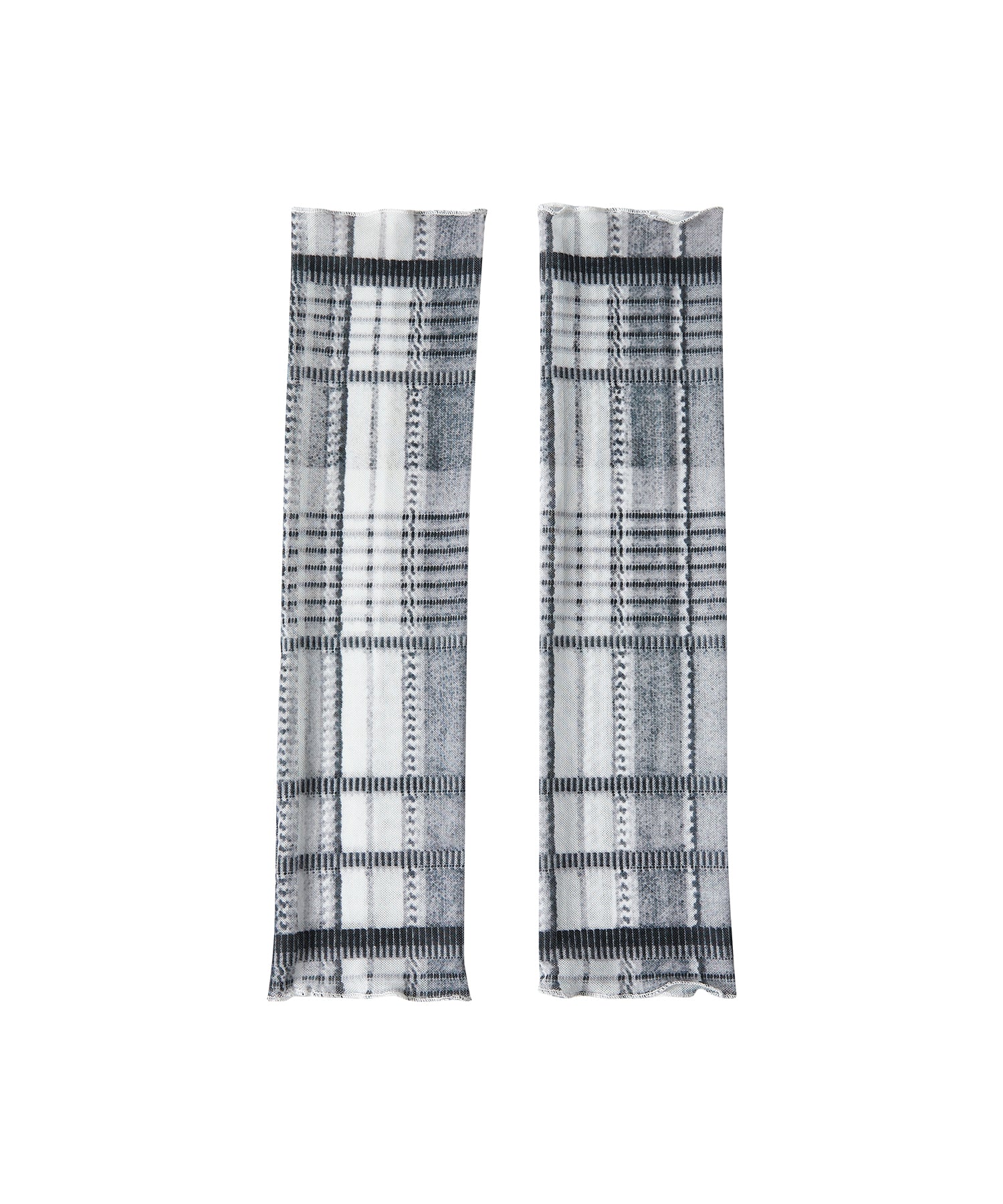 「9月下旬出荷予定」Vintage Check Sheer Leg Warmers