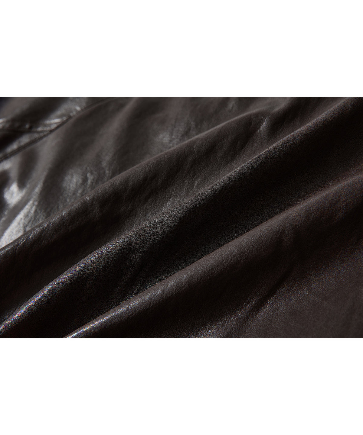 「9月下旬出荷予定」Belted Faux Leather Short Trench Jacket