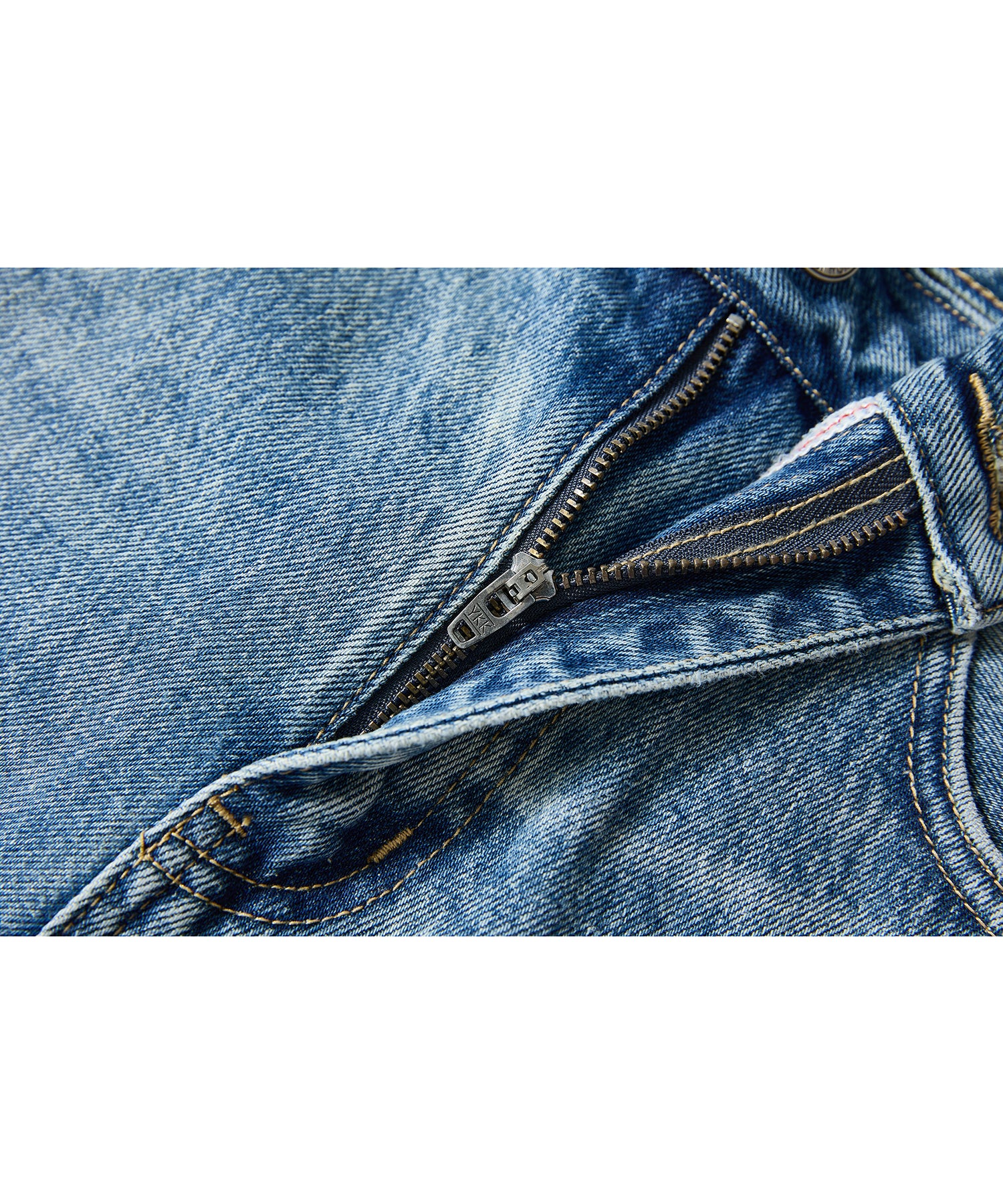 「9月下旬出荷予定」Washed Wide Straight Denim Pants