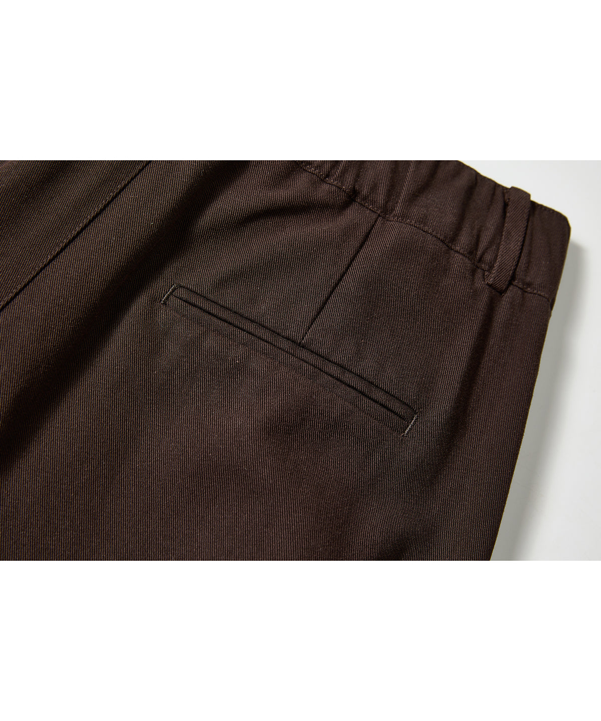 「10月下旬出荷予定」Back Elastic Wide Straight Pants
