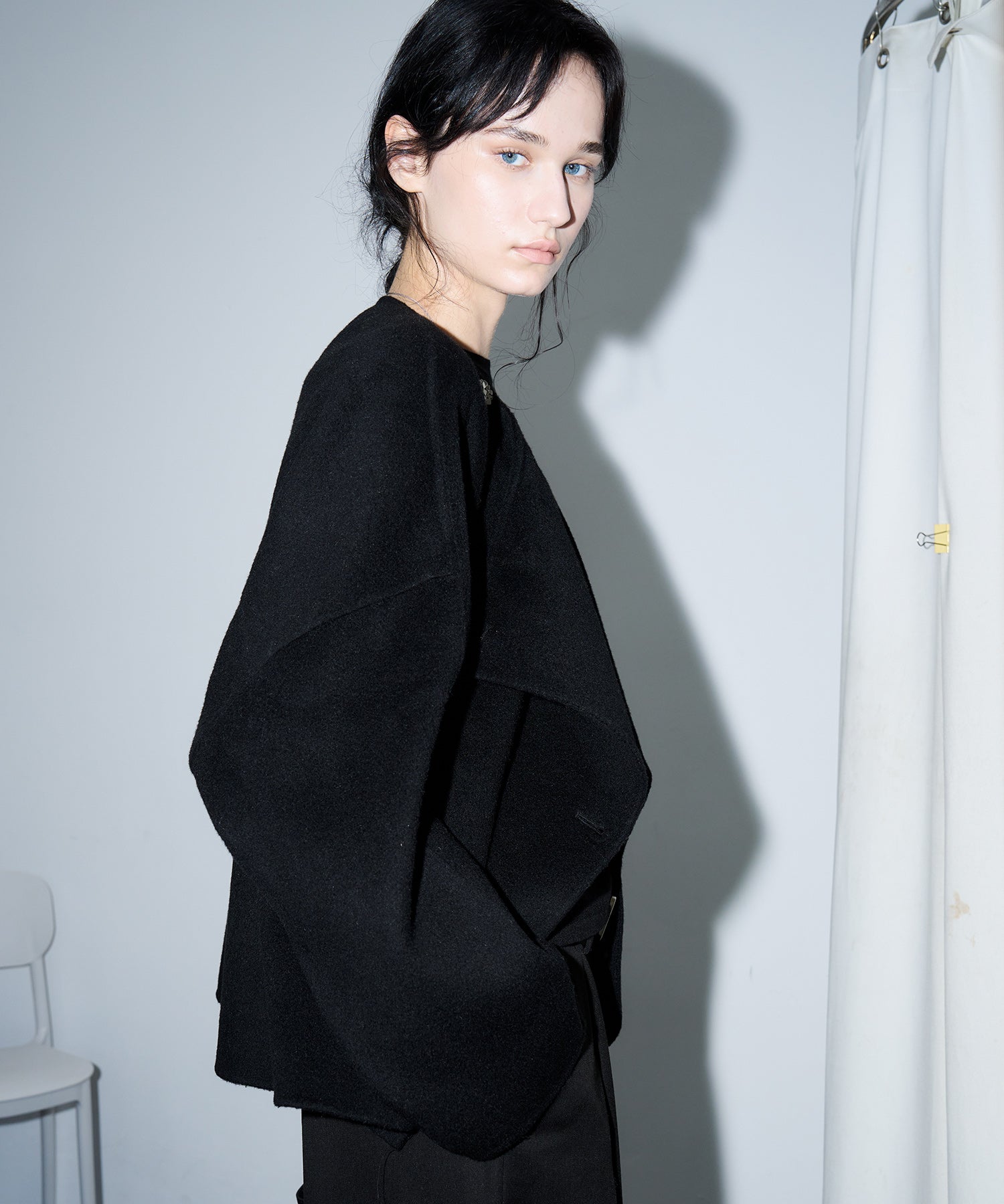 100% Wool Multi-Button Double-Face Short Coat