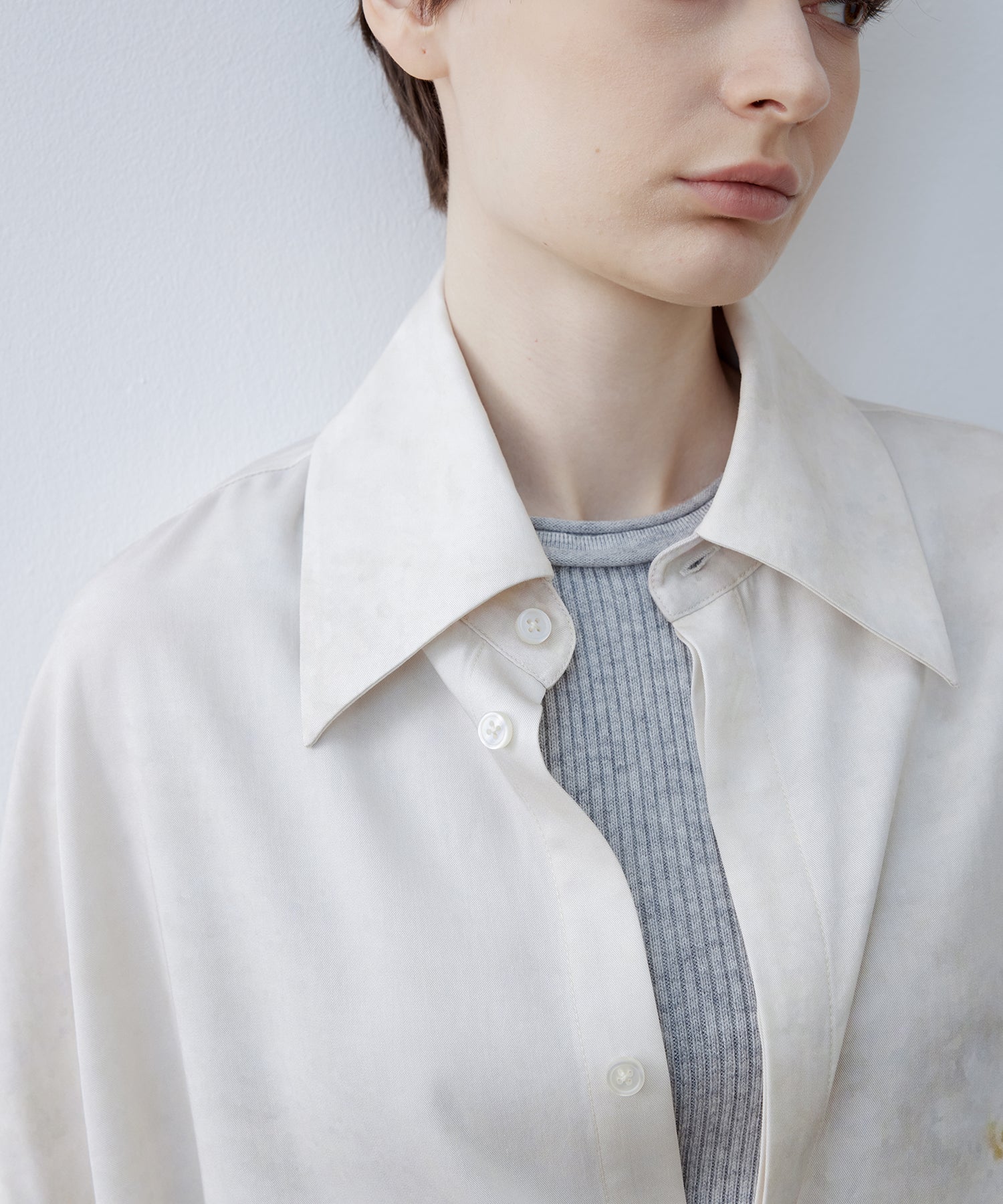 Floral Print Oversized Shirt