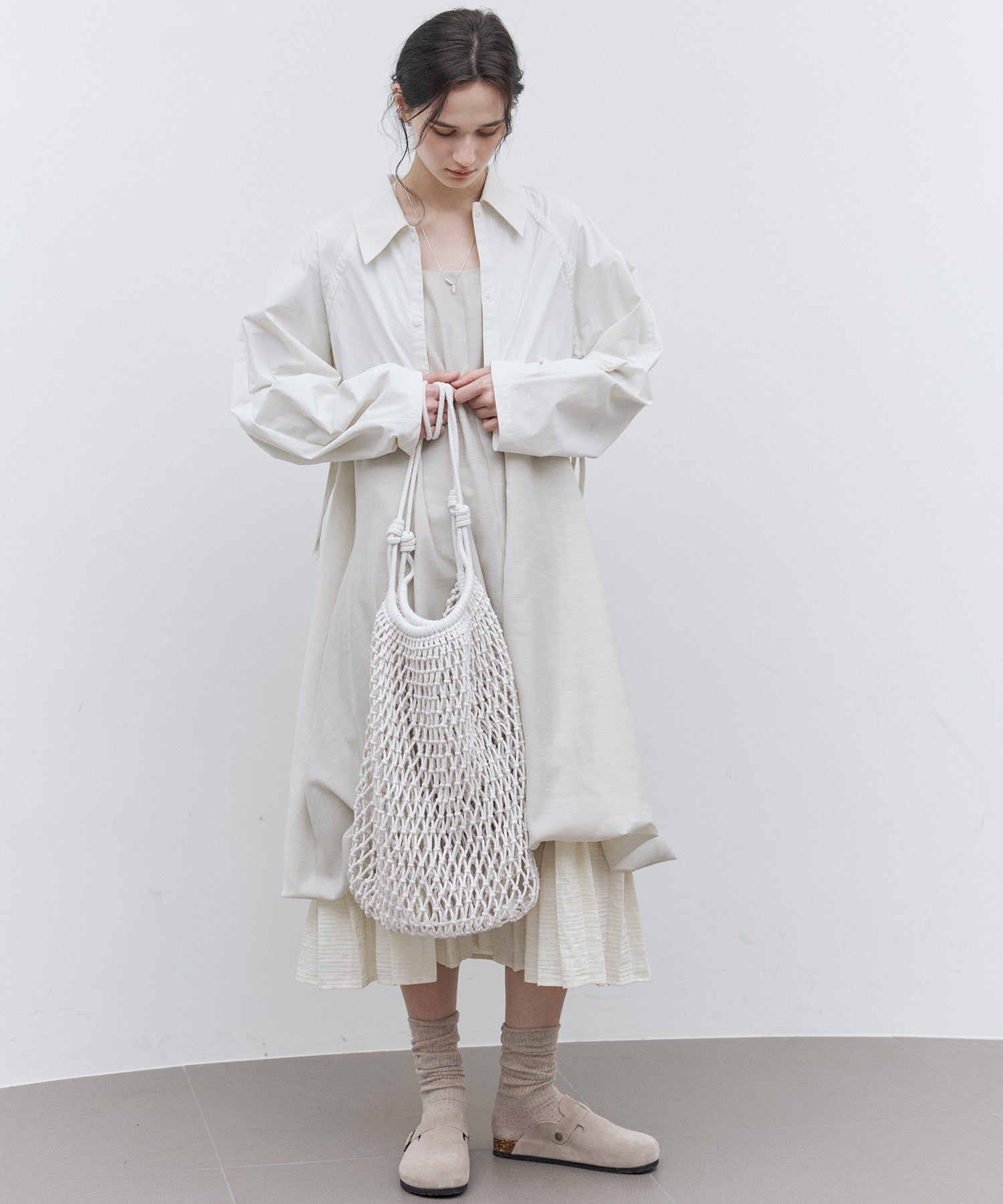 UPF50+ Cropped UV Shirt Jacket with Back Drawstring