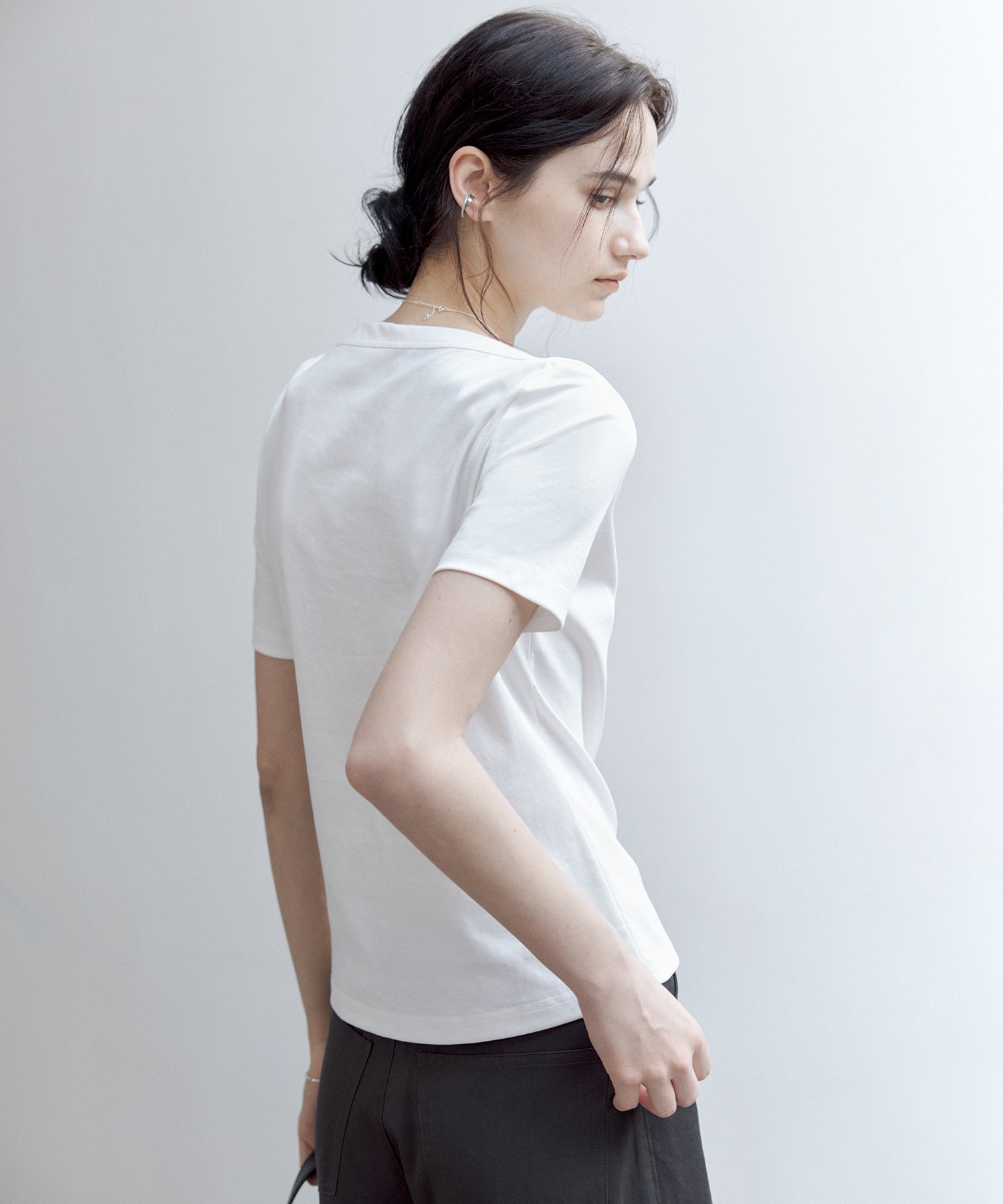Supima Cotton Boat Neck T-Shirt