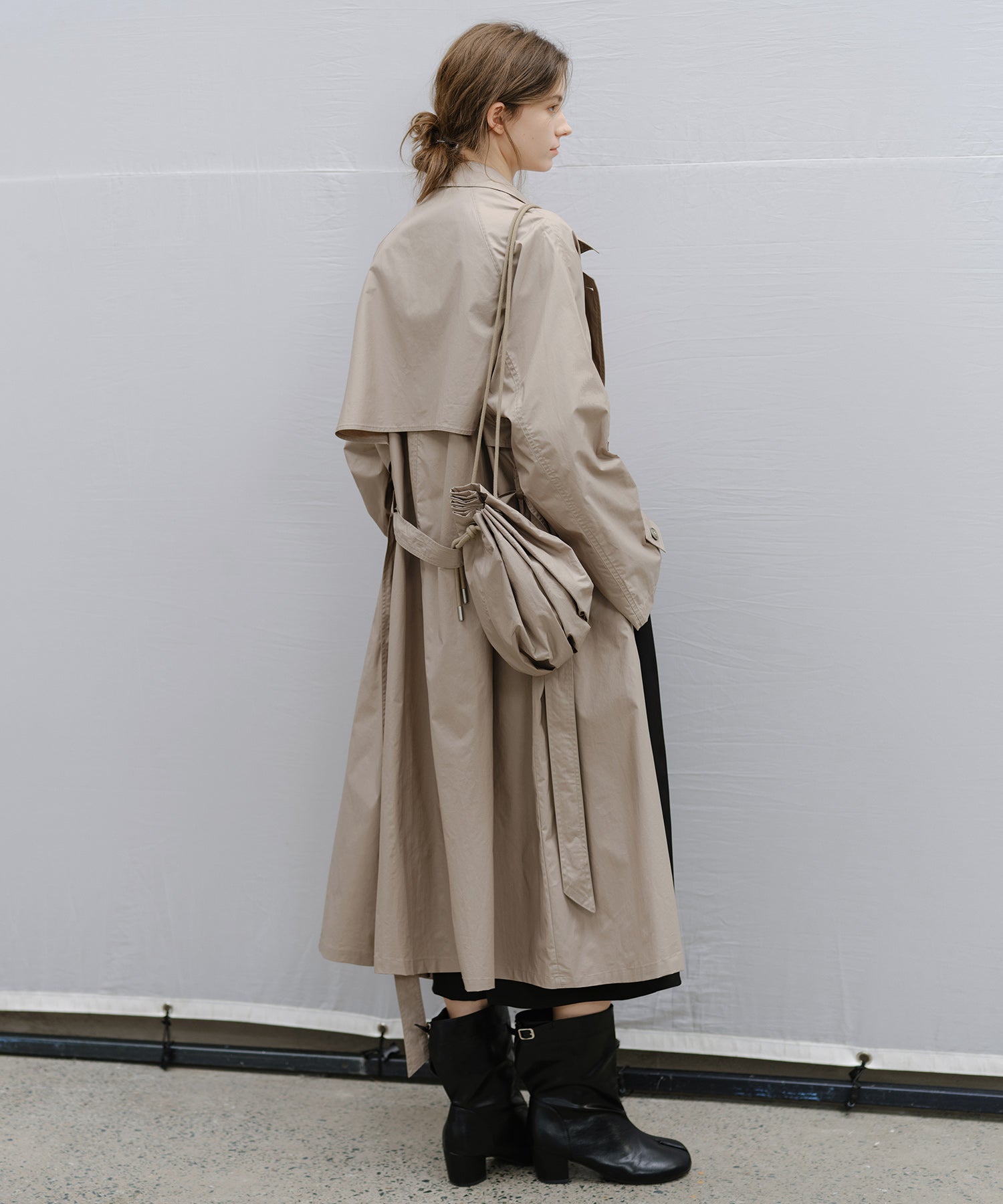 "Shipping late February to early March" Oversized Belted Long Trench Coat