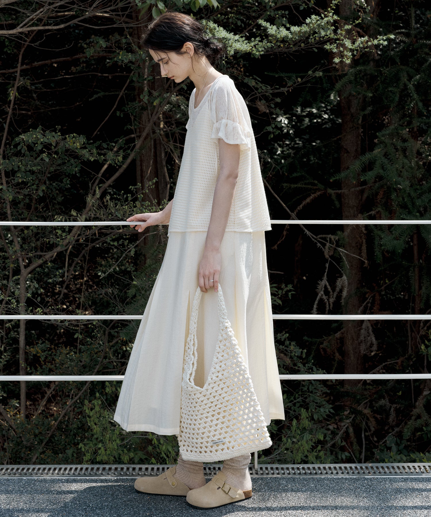 Layered Cutwork Camisole Dress