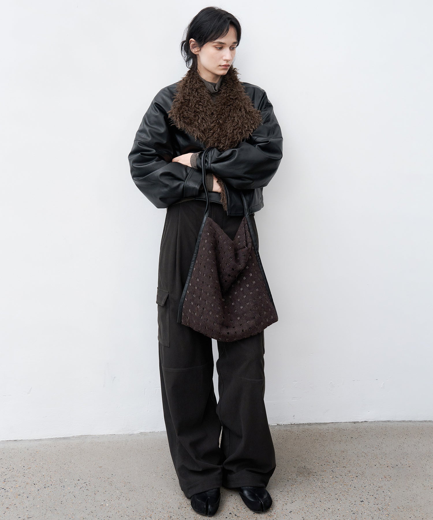 Corduroy Mid-Rise Straight Utility Pants