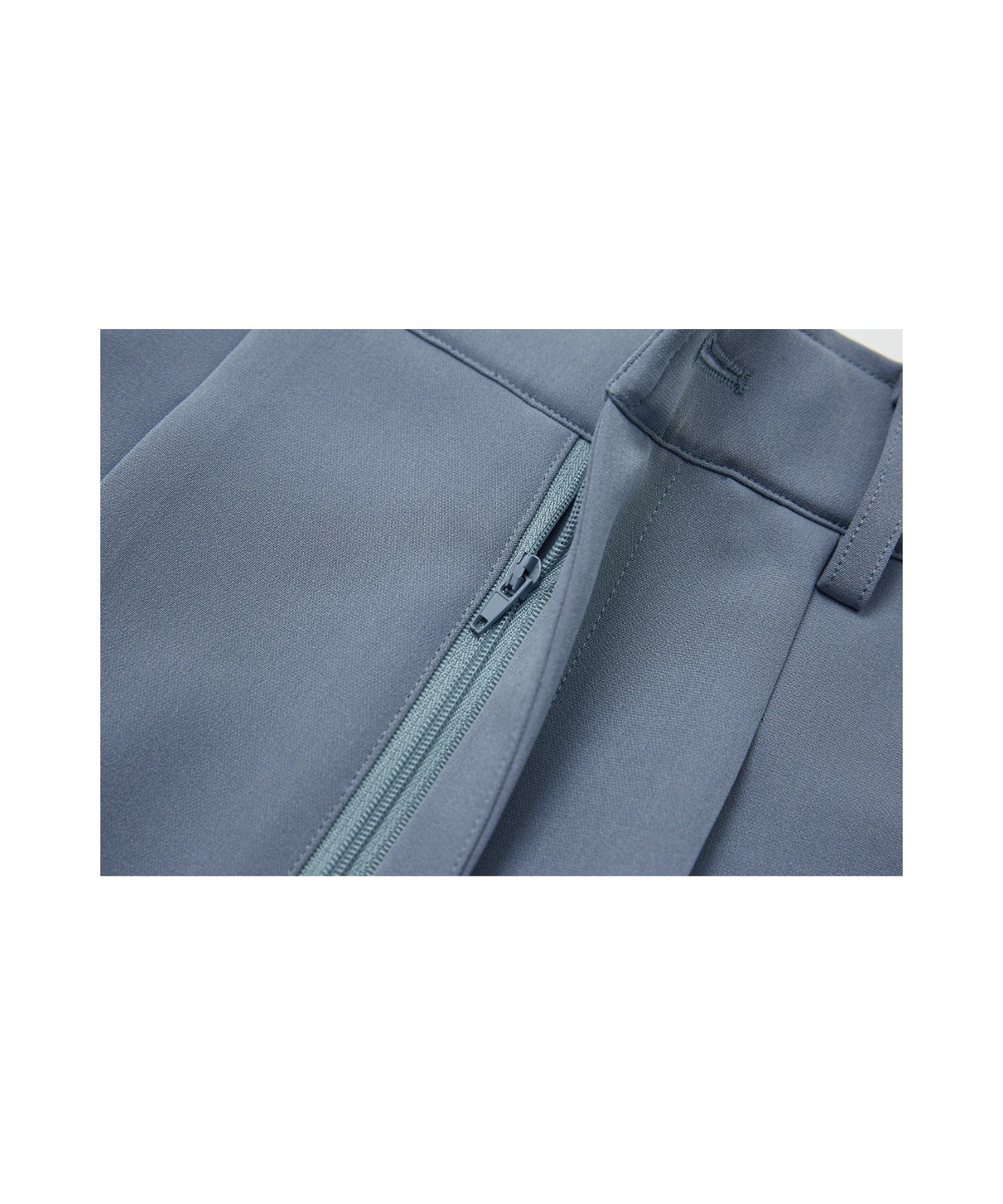 Drape Panel Wide-Leg Flare Trousers